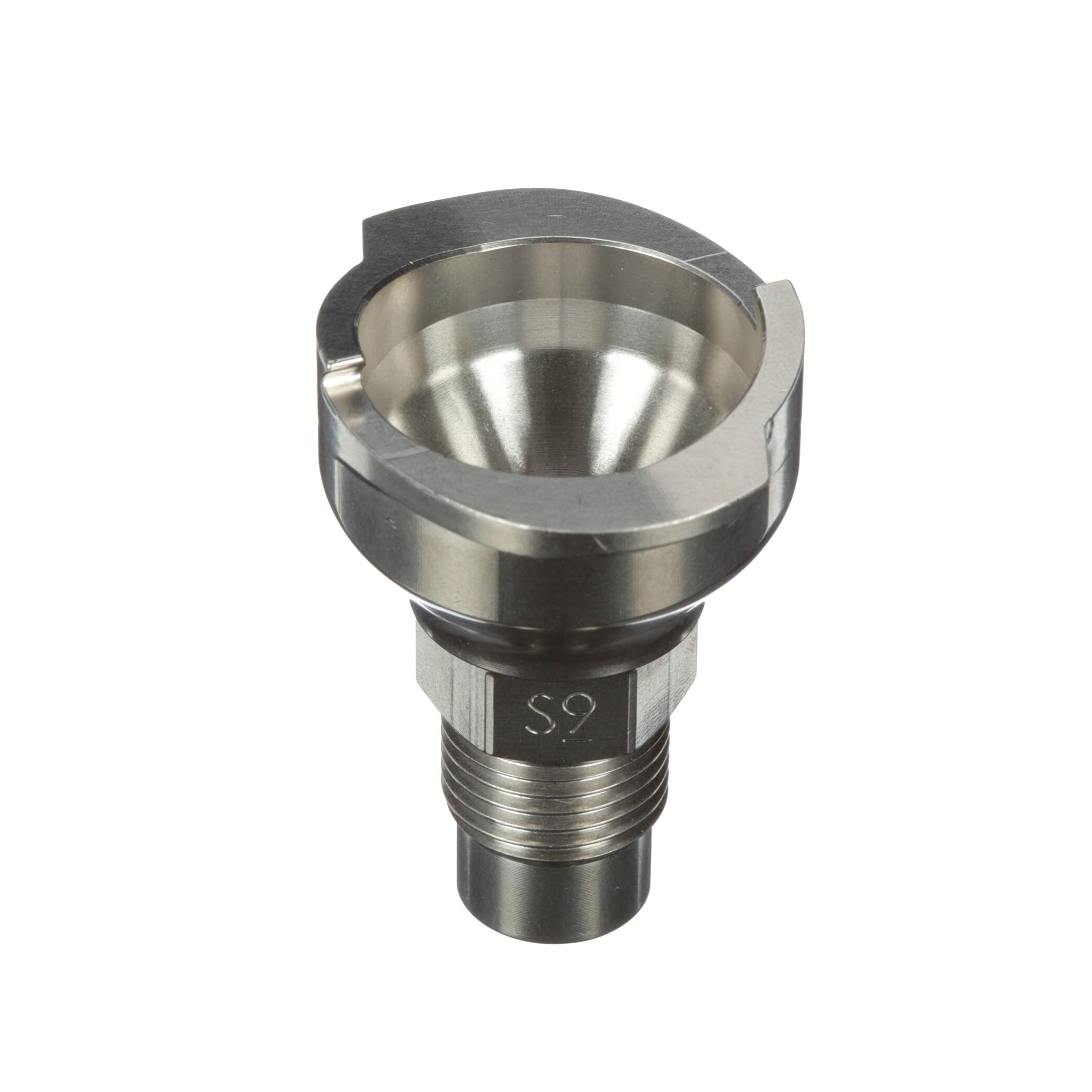 3M PPS 2.0 Spray Gun Adapter #S9, 26016, 16 mm Male, 1.5 mm Thread, Connects Numerous Paint Gun Brands to PPS 2.0 Paint Spray System, 1 Pack, SILVER