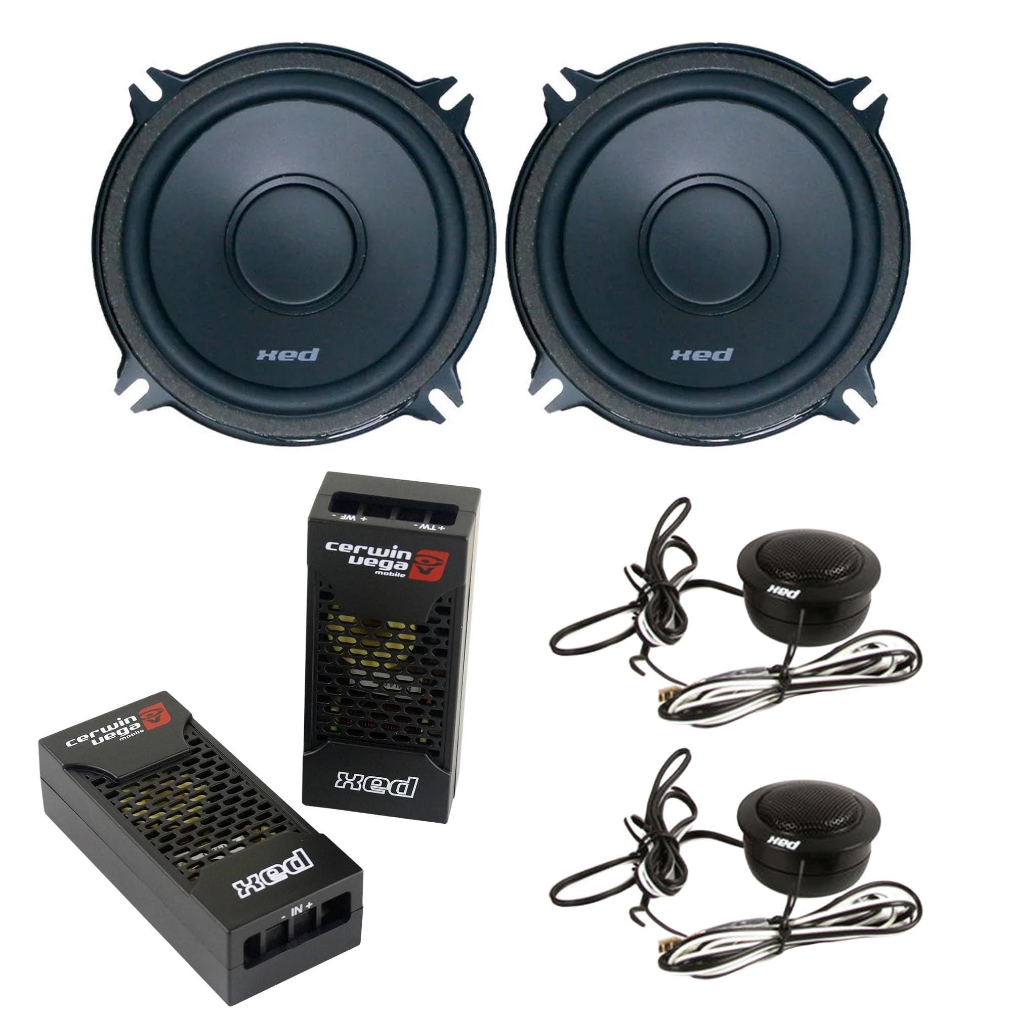 Cerwin Vega XED525C XED 5.25" 2-way compoent speaker set - 300W MAX