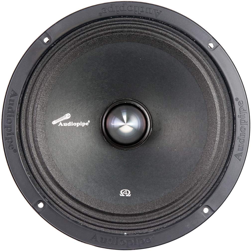 Audiopipe APMB8ST 8" Mid Bass 300 Watts Max with Grills Pair