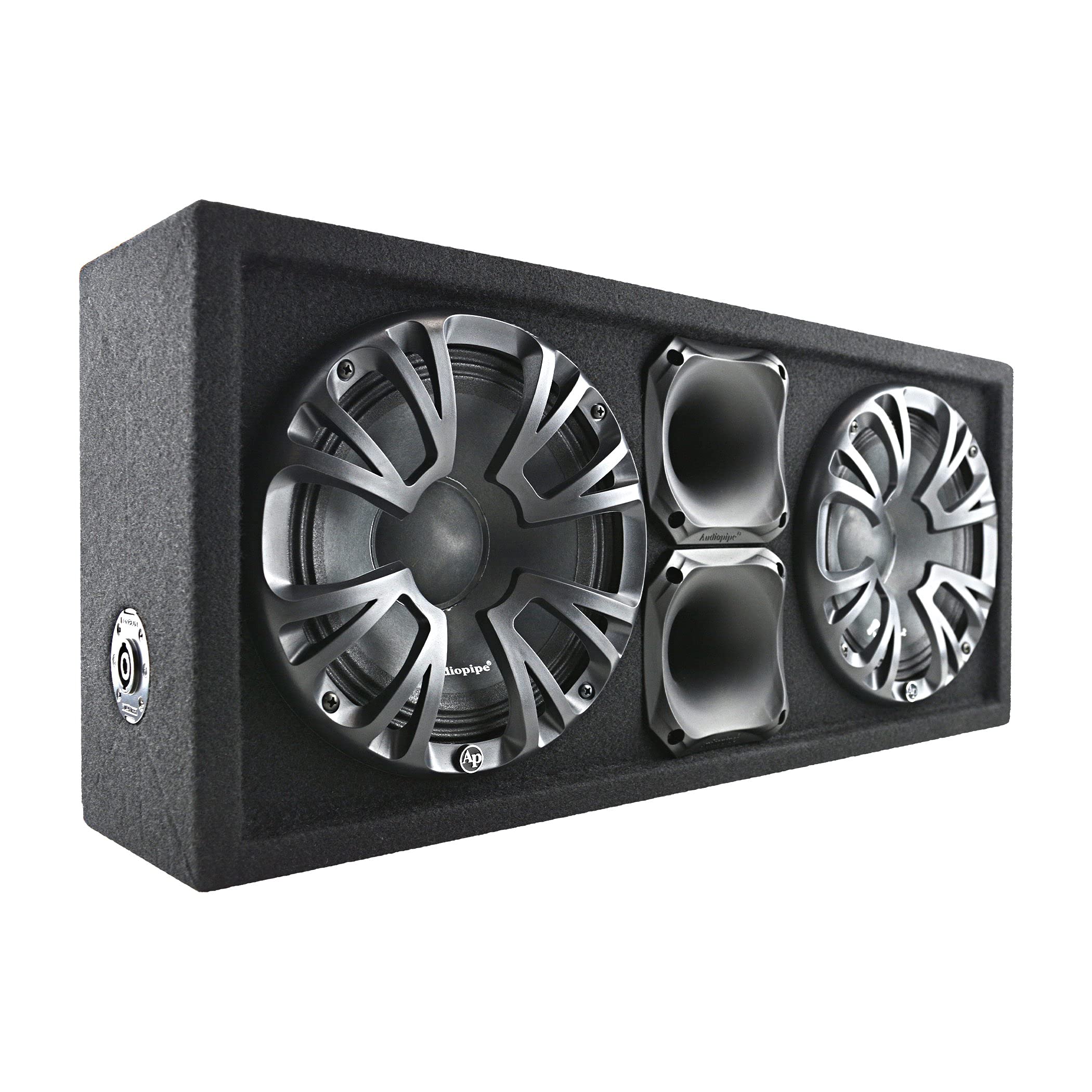 Audiopipe APCHU82 Dual 8" Subwoofer Enclosure  500W Max