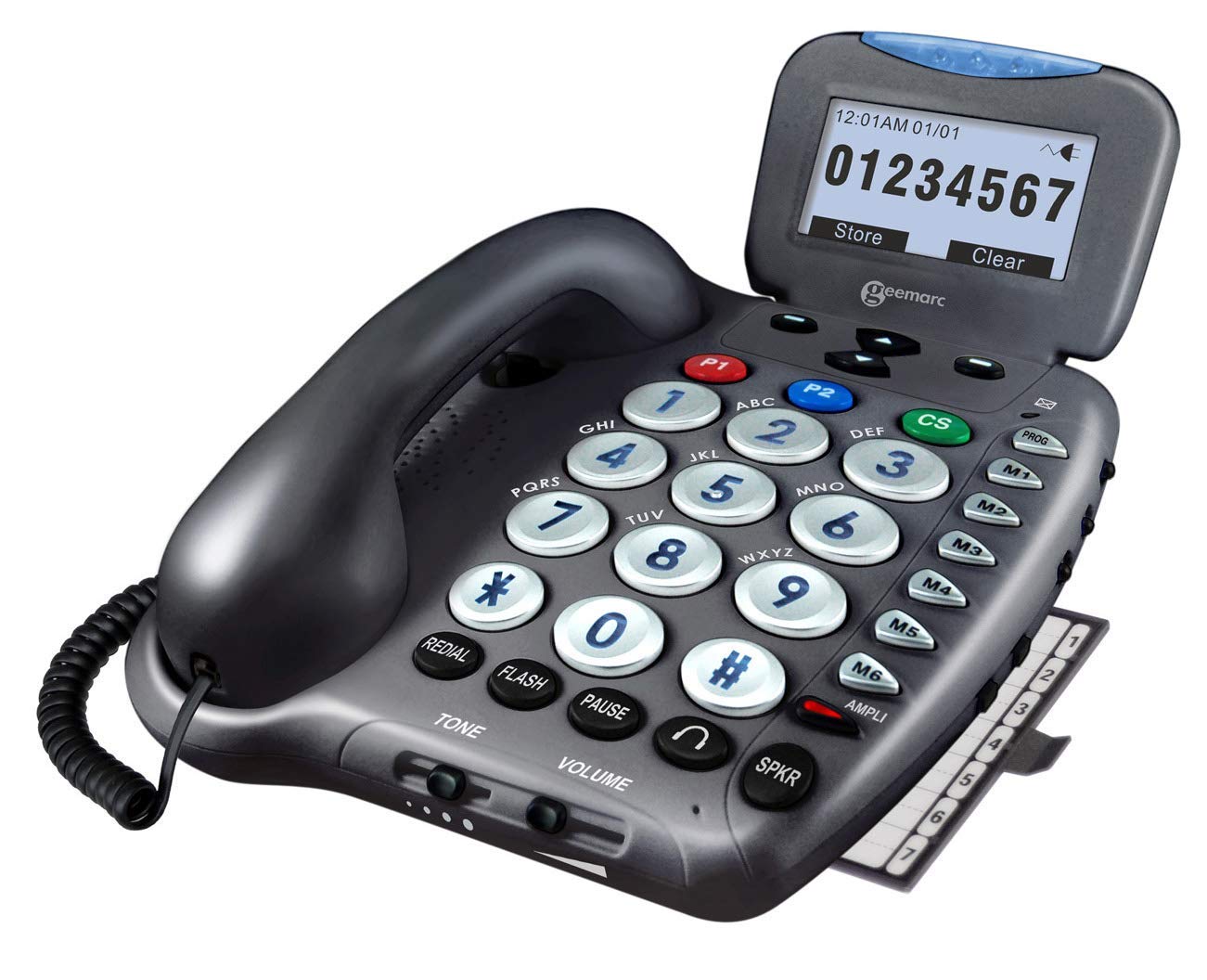 Geemarc Ampli550 Amplified Phone With Talking Caller Id