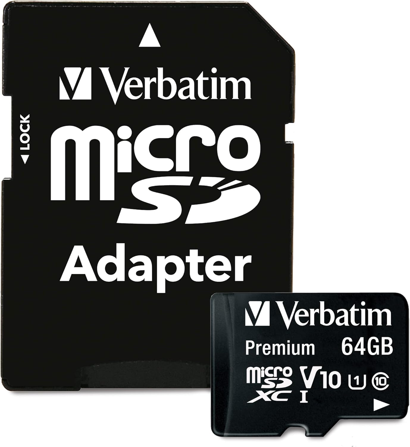 Verbatim 44084 64GB Class 10 microSDXC Card with Adapter