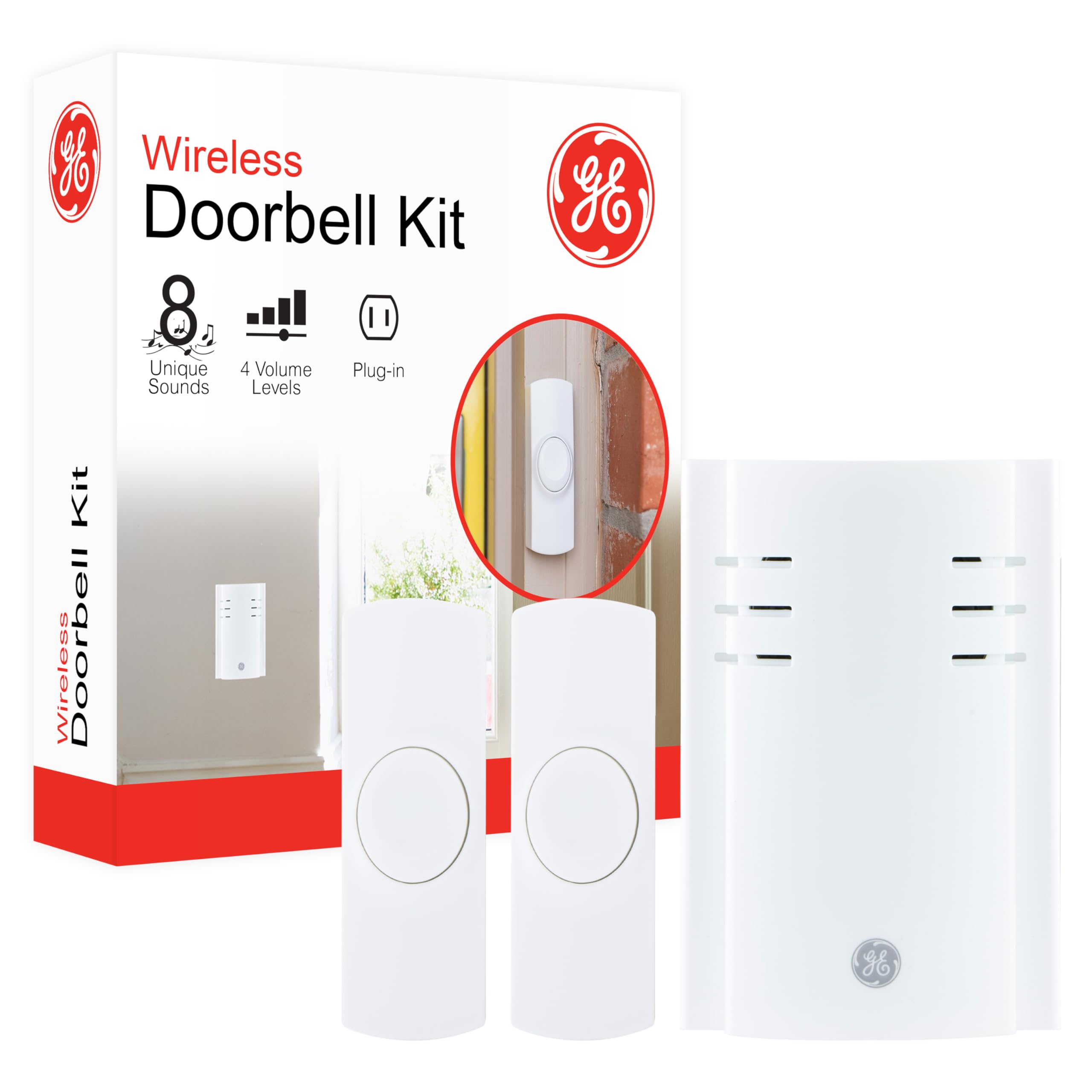 GE 19300 Wireless Plugin Door Chime