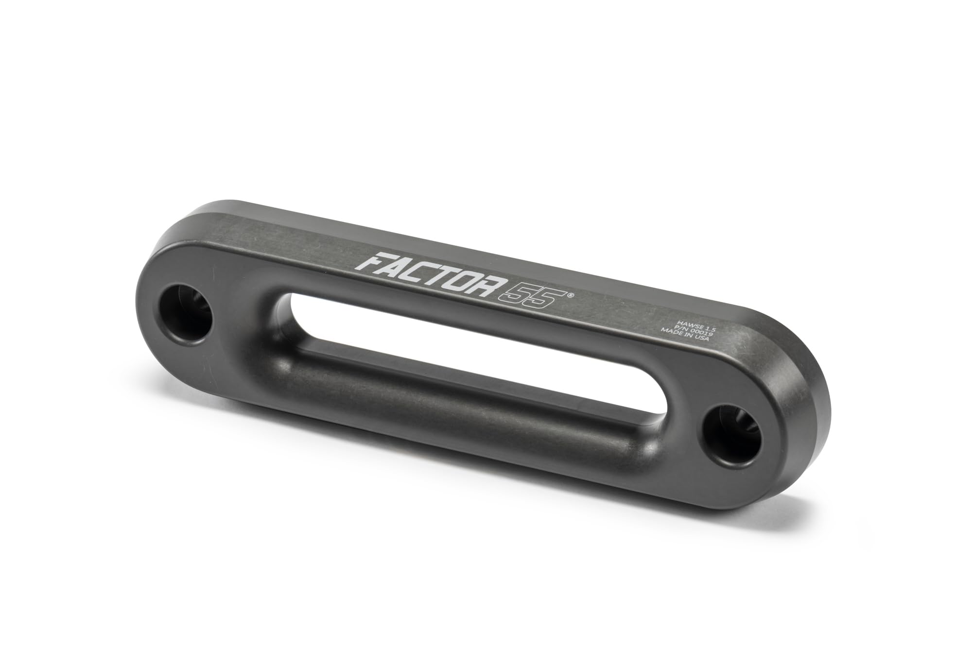 Factor 55 Hawse Fairlead for Synthetic Winch Rope, 1.5" Thickness - Gray