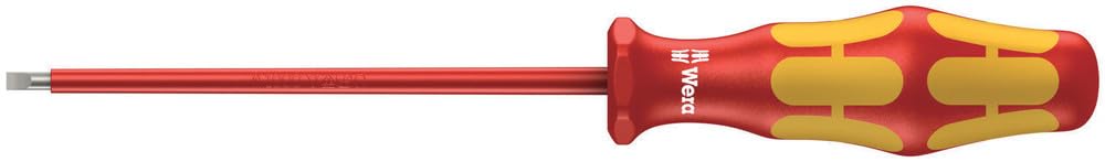 WERA 05006105001 160 i VDE Insulated Screwdriver for Slotted Screws, 0.5 x 3 x 100 mm