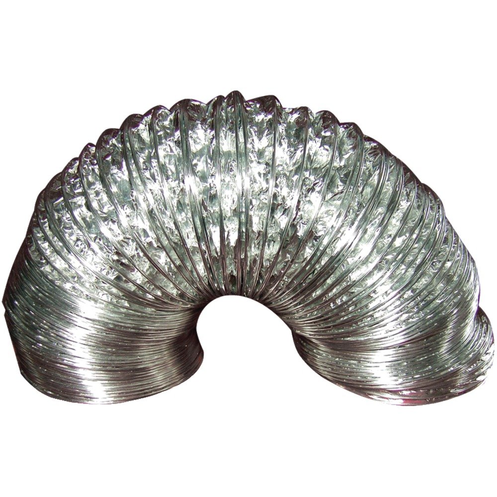 DEFLECTO FLXC0408 8' Foil Duct W/Clamps