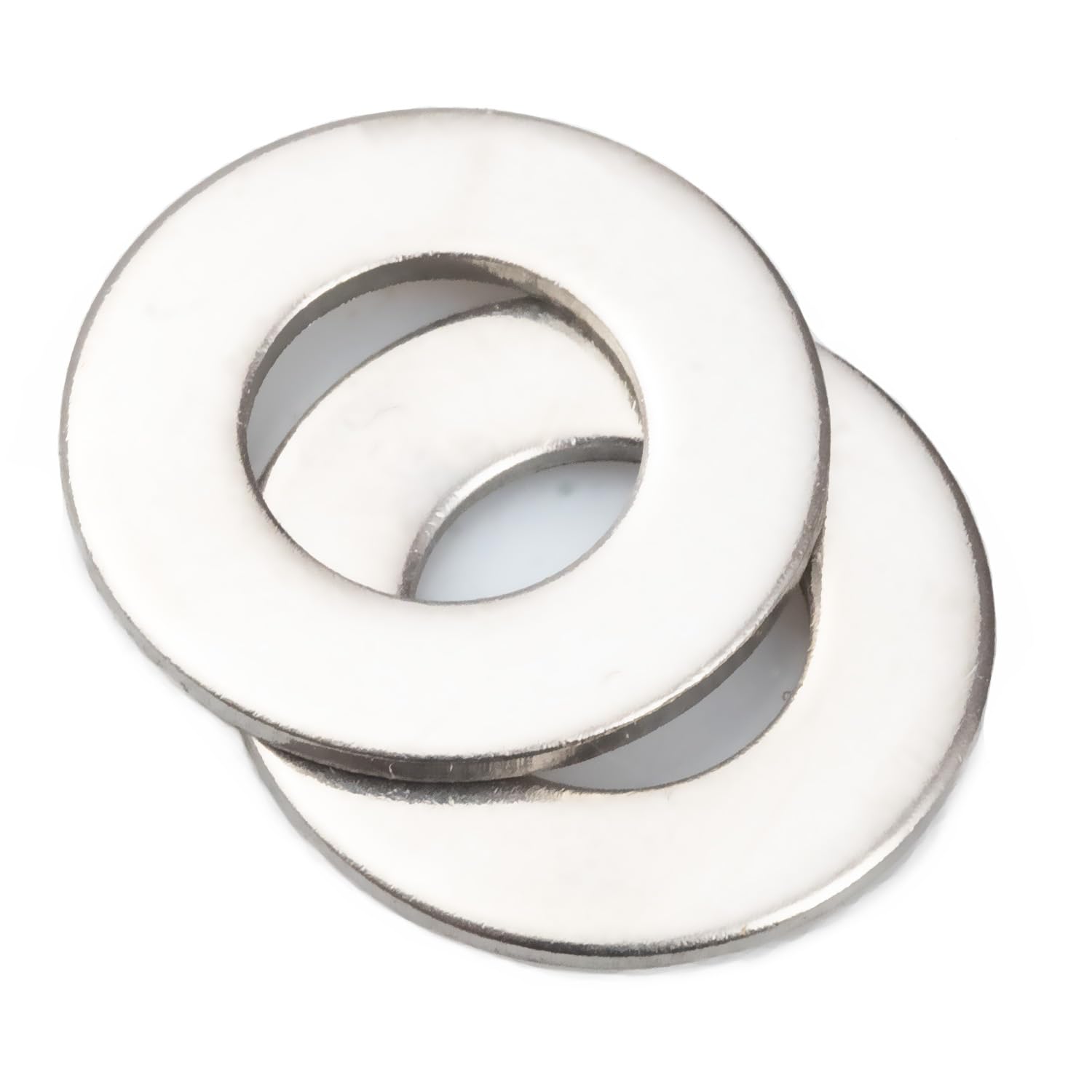 LUPANTER 1/4" Stainless Flat Washers 100 Pack Made of 18-8 (304) Stainless Steel……