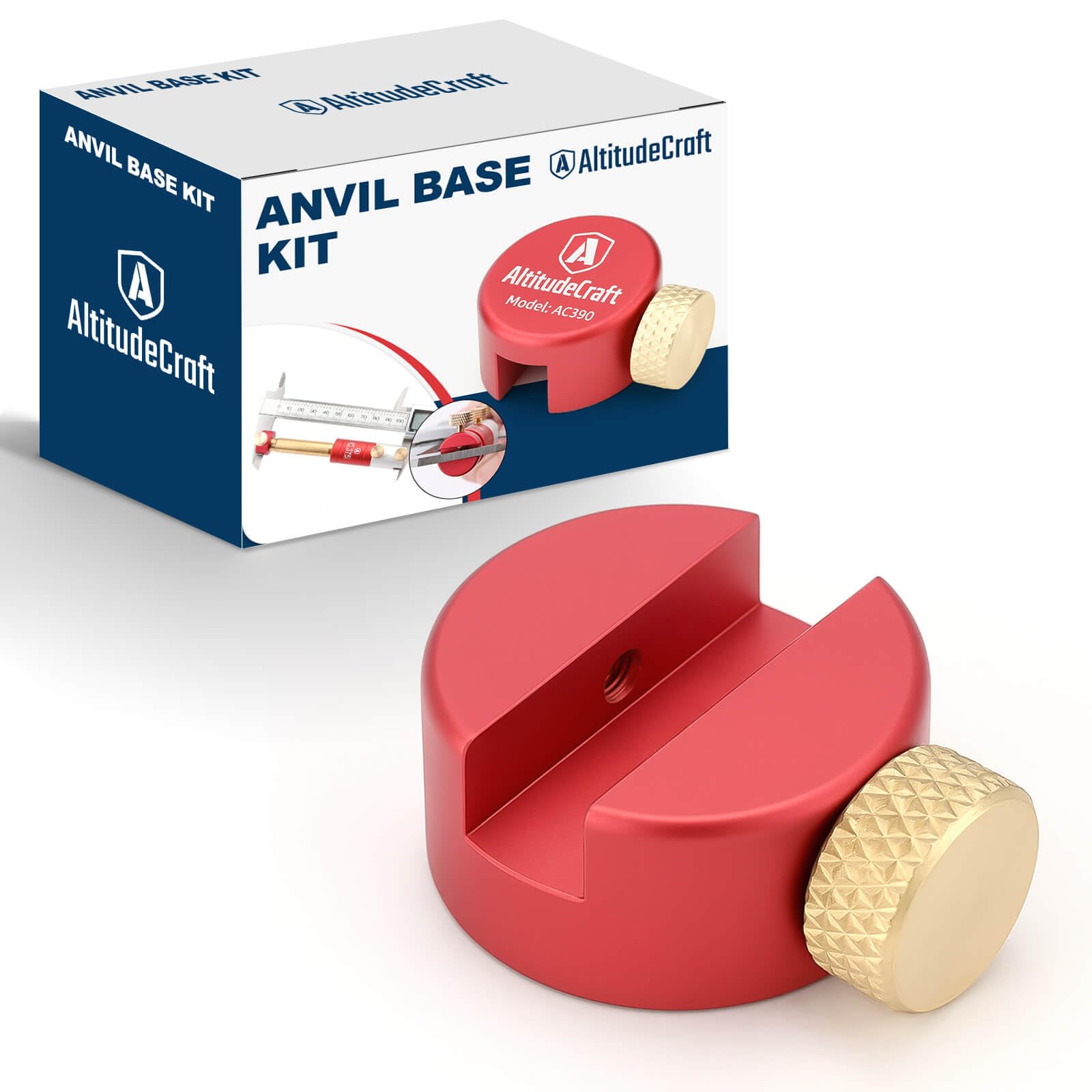 AltitudeCraft Anvil Base Kit for Headspace Measurements, Stable Platform for Precision Reloading, Improve Ogive and Shoulder Consistency