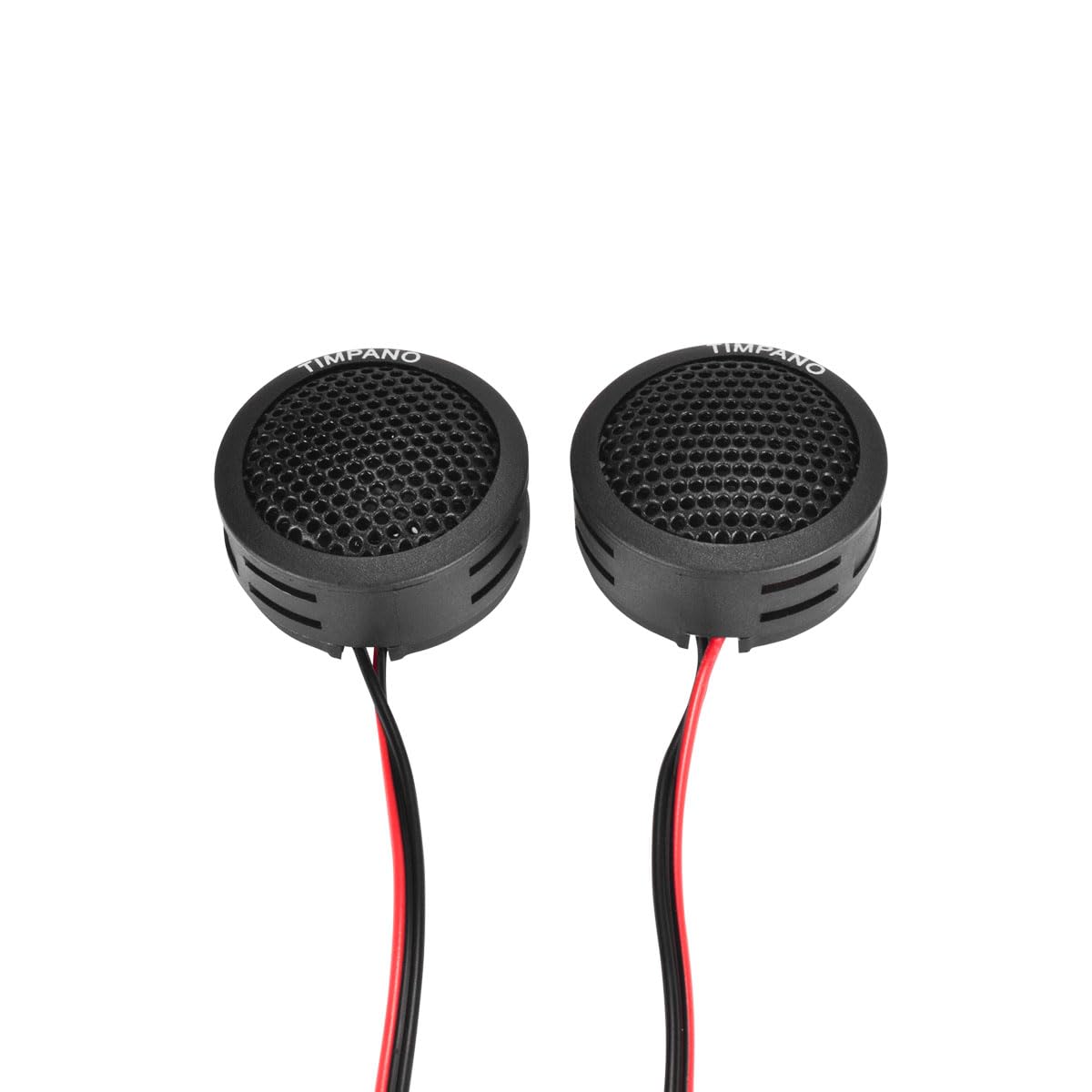 Timpano TPT-ST1 Dome Tweeter, 1 Inch Tweeter Set for Car Audio, Angle or Surface Mount Tweeters, 4 Ohm Soft Dome 180 Watts for Pro Car Audio (Pair)
