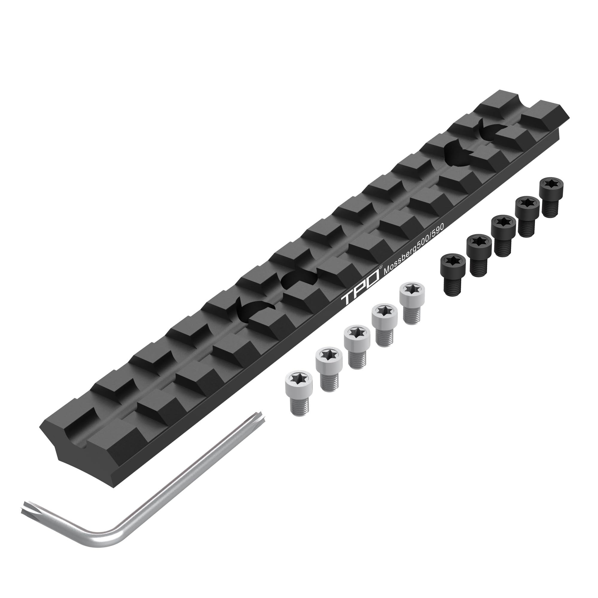 Eastern Tactical Supply Mossberg 500 Mossberg 590 Mossberg 835 Shotgun Picatinny Rail Scope Base Top Rail Mount (Black)