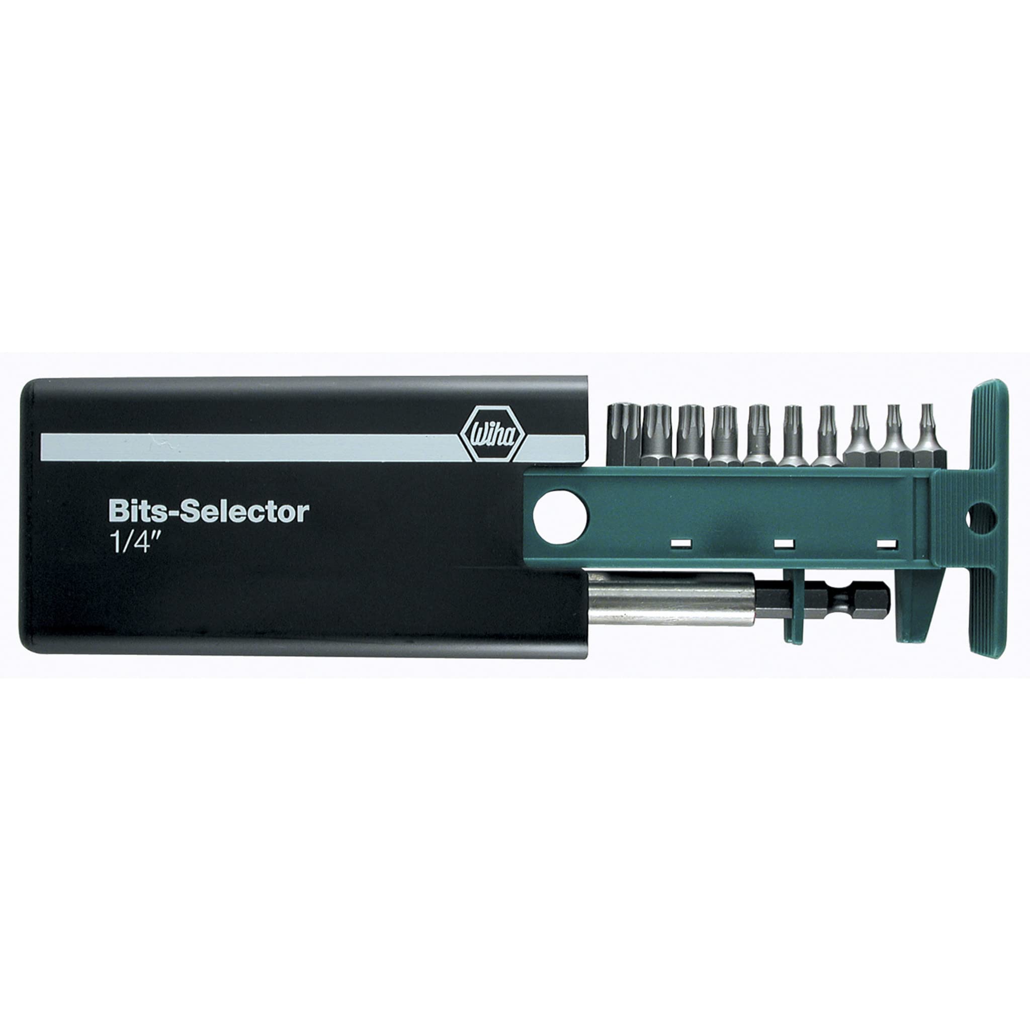 Wiha 71692 TorxPlus Bits-Selector & 1/4″ Magnetic Bit Holder Set – 11pc Set