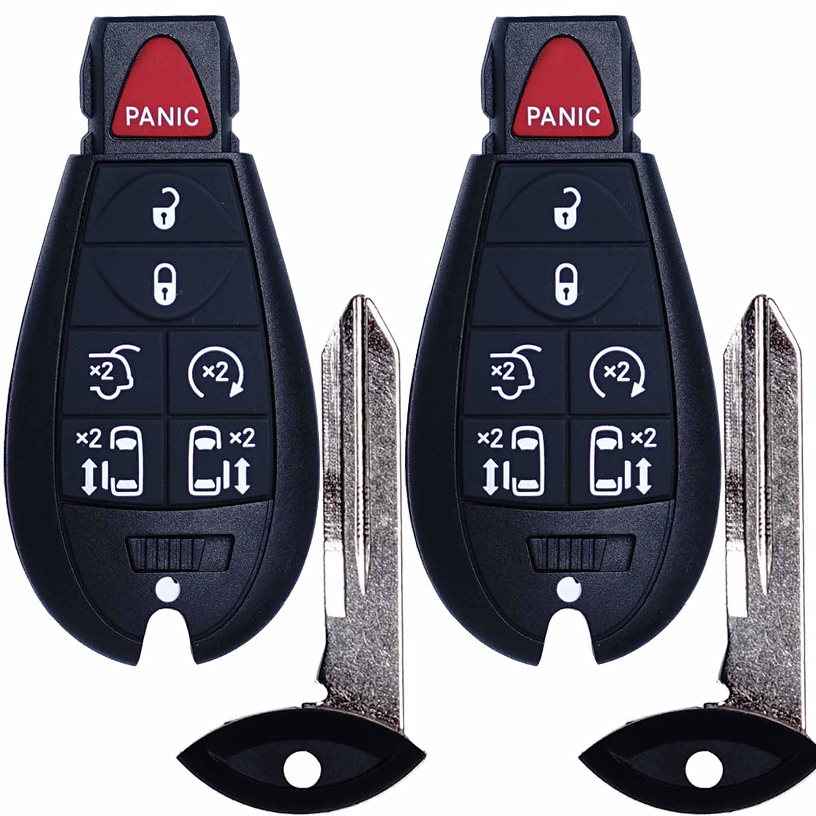 MechanMagic Key Fob Replacement Compatible for Chrysler Town and Country Dodge Grand Caravan 2008-2020 Car Keyless Entry Remote Control M3N5WY783X IYZ-C01C