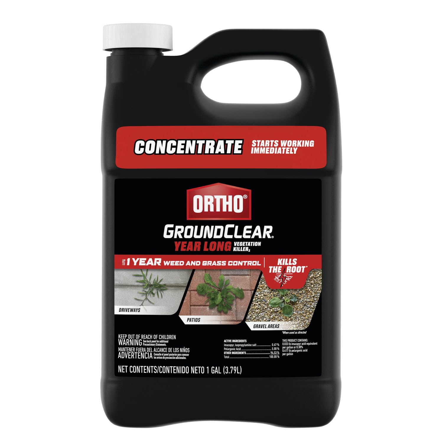 Ortho GroundClear Year Long Vegetation Killer2 Concentrate, 1 gal.