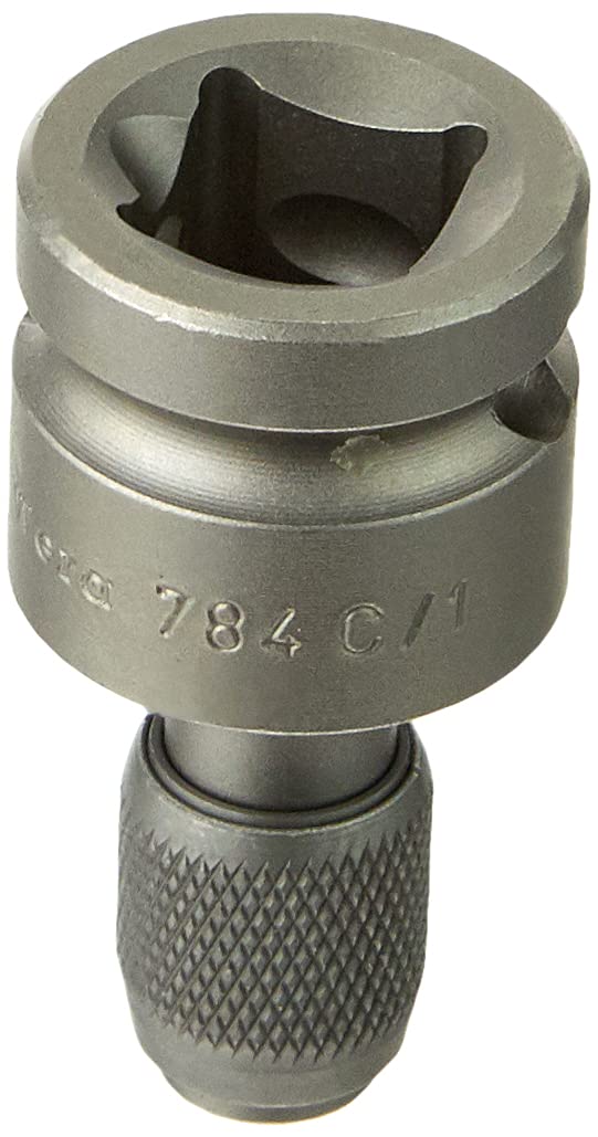 Wera 05042760001 1/2" Drive  Hexagon Bit Adapter with Quick-Release Chuck