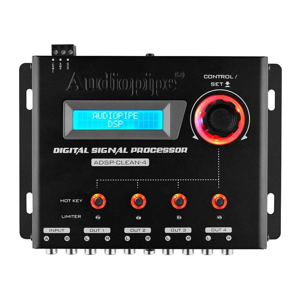 Audiopipe ADSPCLEAN4 1in 4 out Digital Signal Processor