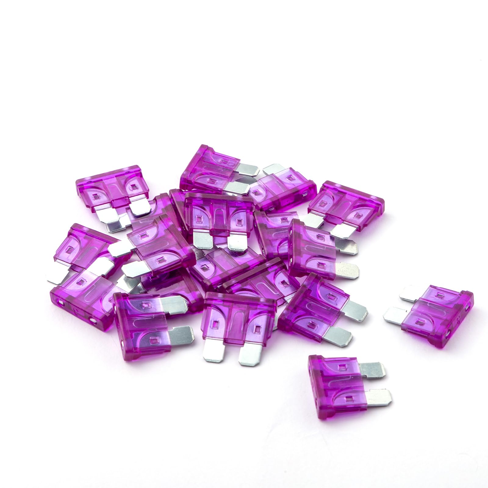 3 Amp Fuse HVAC ATO 20Pcs - 3A Standard Blade Car Fuses Replacement