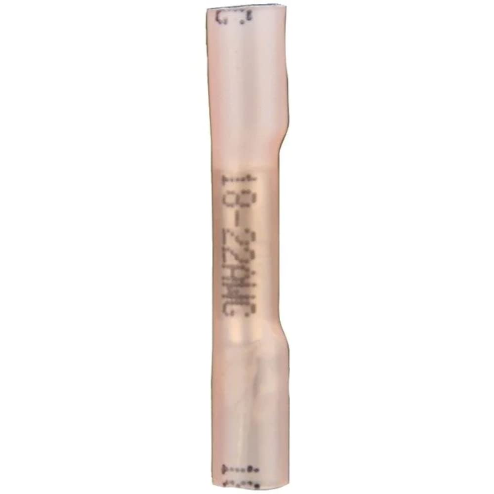Install Bay HSRBC Heat-Shrink Butt Connectors (22–18 Gauge, 100 pk)