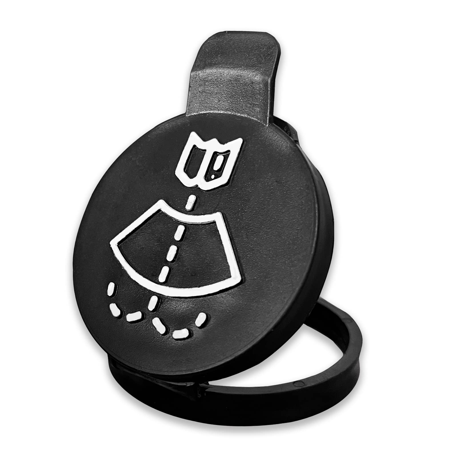 Car Wiper Bottle Cover, Windshield Wiper Washer Fluid Reservoir Tank Bottle Cap, Car Wiper Bottle Cover Replacement Cap Compatible with GMC Chevrolet Buick Cadillac, OEM: 12767700, 13227300