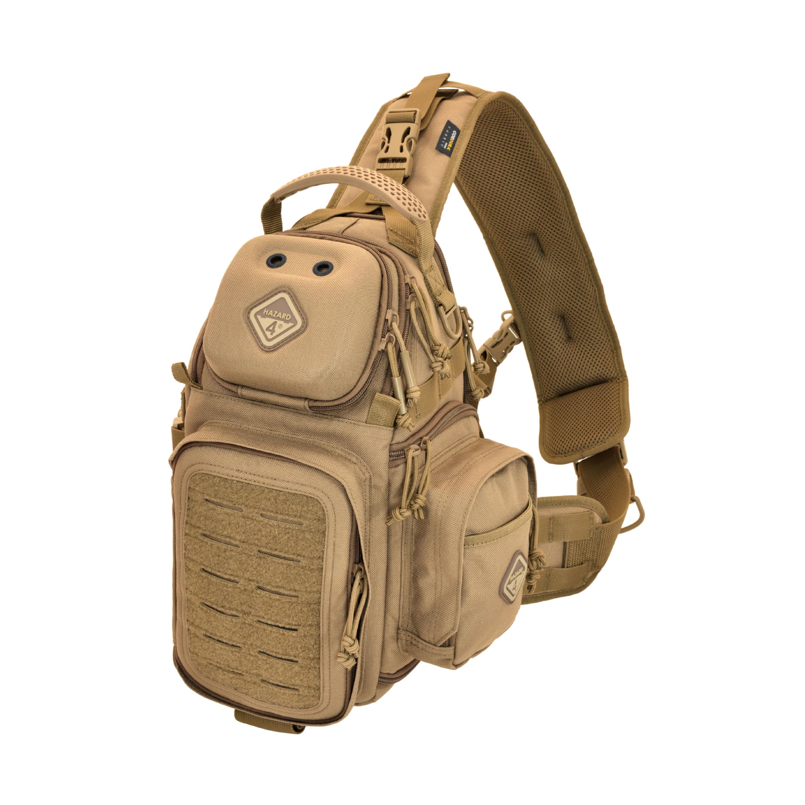 Freelance(TM) photo and drone tactical sling-pack by Hazard 4(R) - Coyote , 7.5 x 7.9 x 14.9"