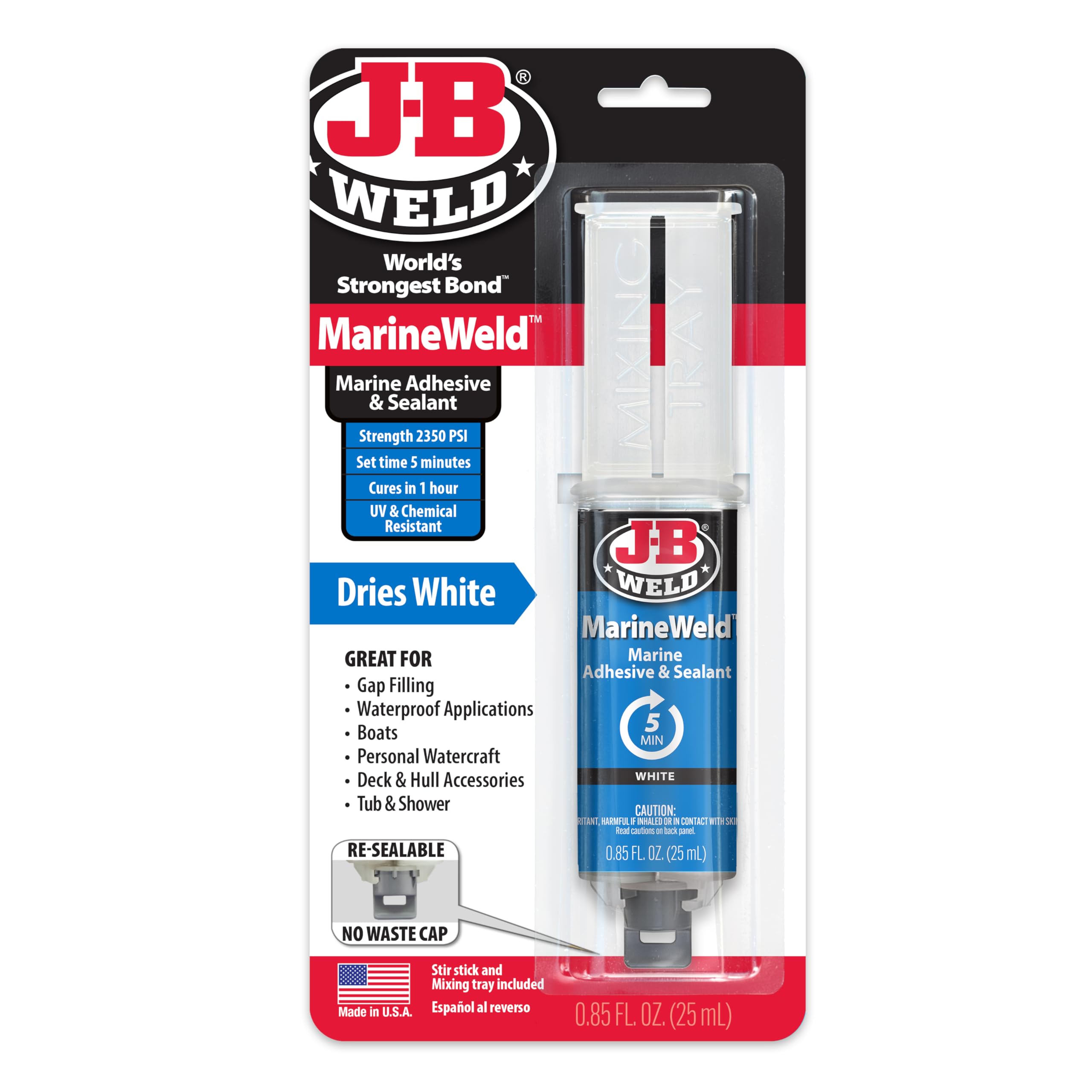 J-B Weld 50172 25 ml. MarineWeld Syringe