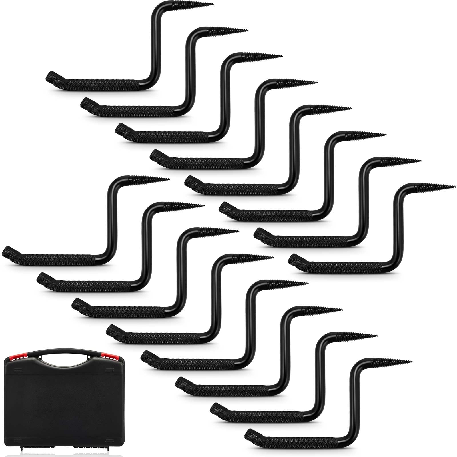 Amylove 16 Pcs 4 Inch Screw in Tree Steps for Hunting with Slip Bow Hunting Accessories Resistant Knurling Pattern for Tree Climbing, Self Tapping Screw Mount, Hold 705 Lbs