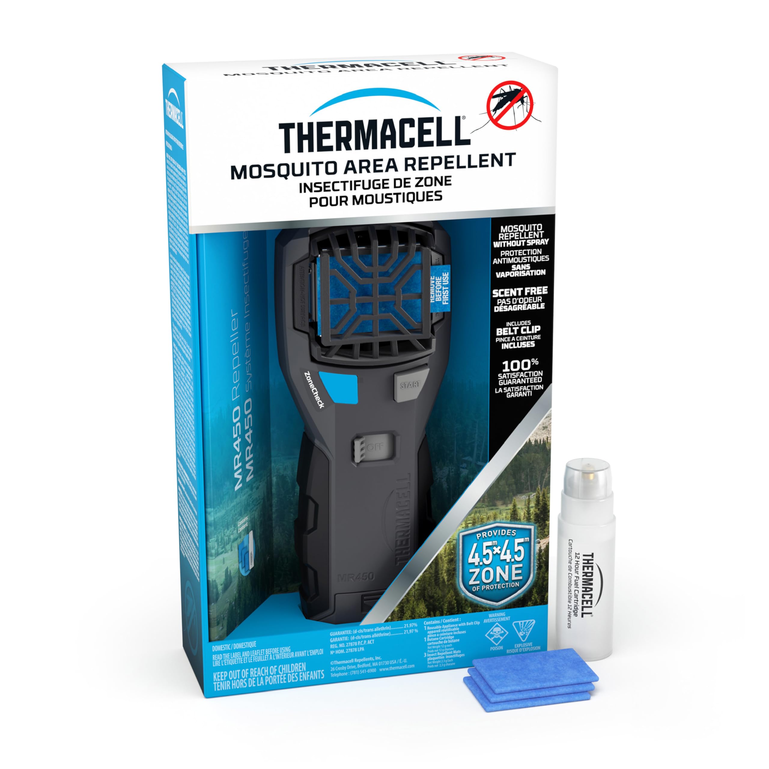 Thermacell MR450X Armored Portable Mosquito Repeller - Charcoal Gray