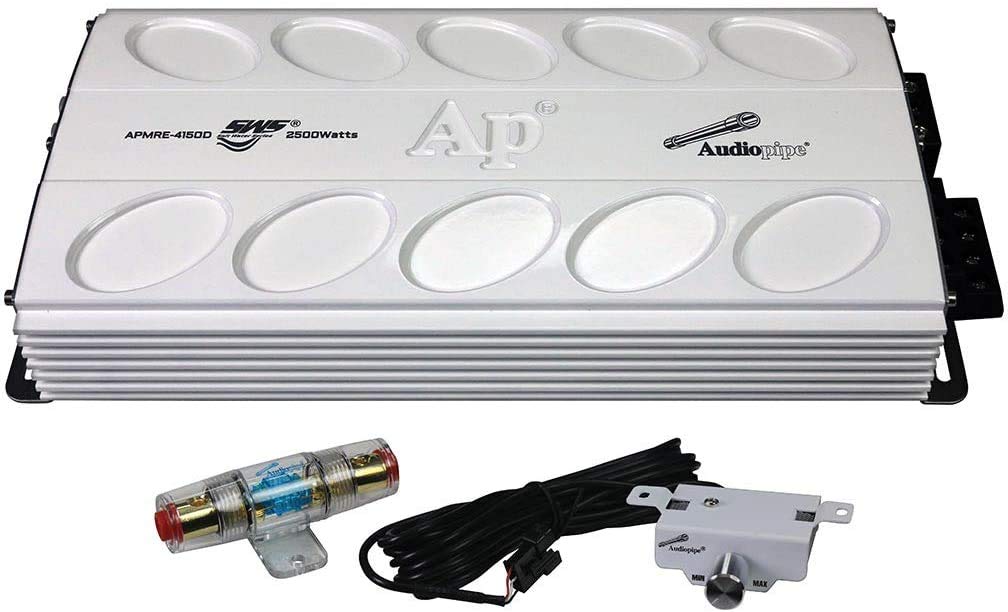 Audiopipe APMRE4150D Mini Design 4 Channel MOSFET Marine Amplifier 2500 W Max