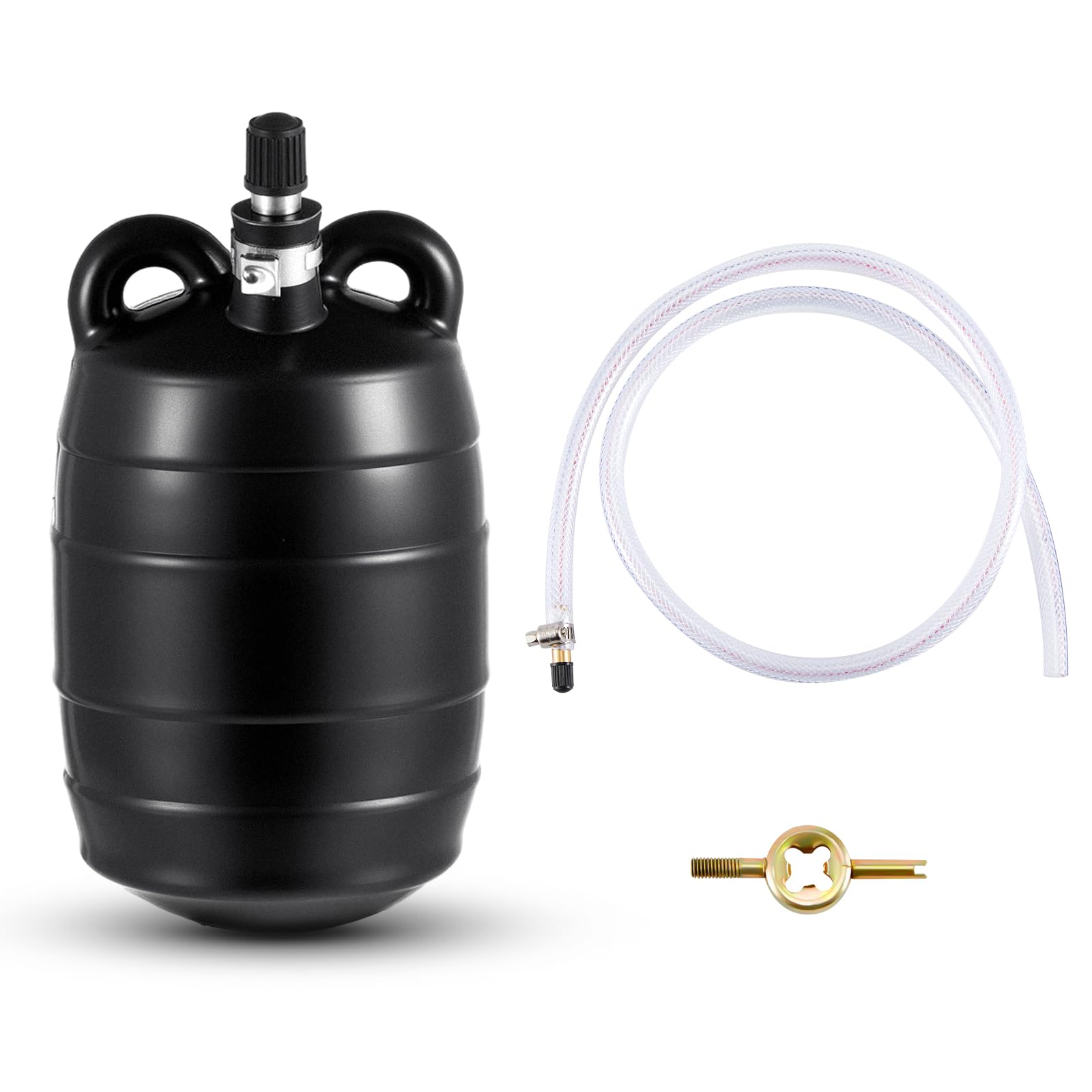 Glooglitter 3 Inch Inflatable Pipe Plug Sewer Test Plug Rubber Plumbing Test Balloon Ball for Sewage Pipeline Inspection (with 39.37 Plastic Extension Hose)