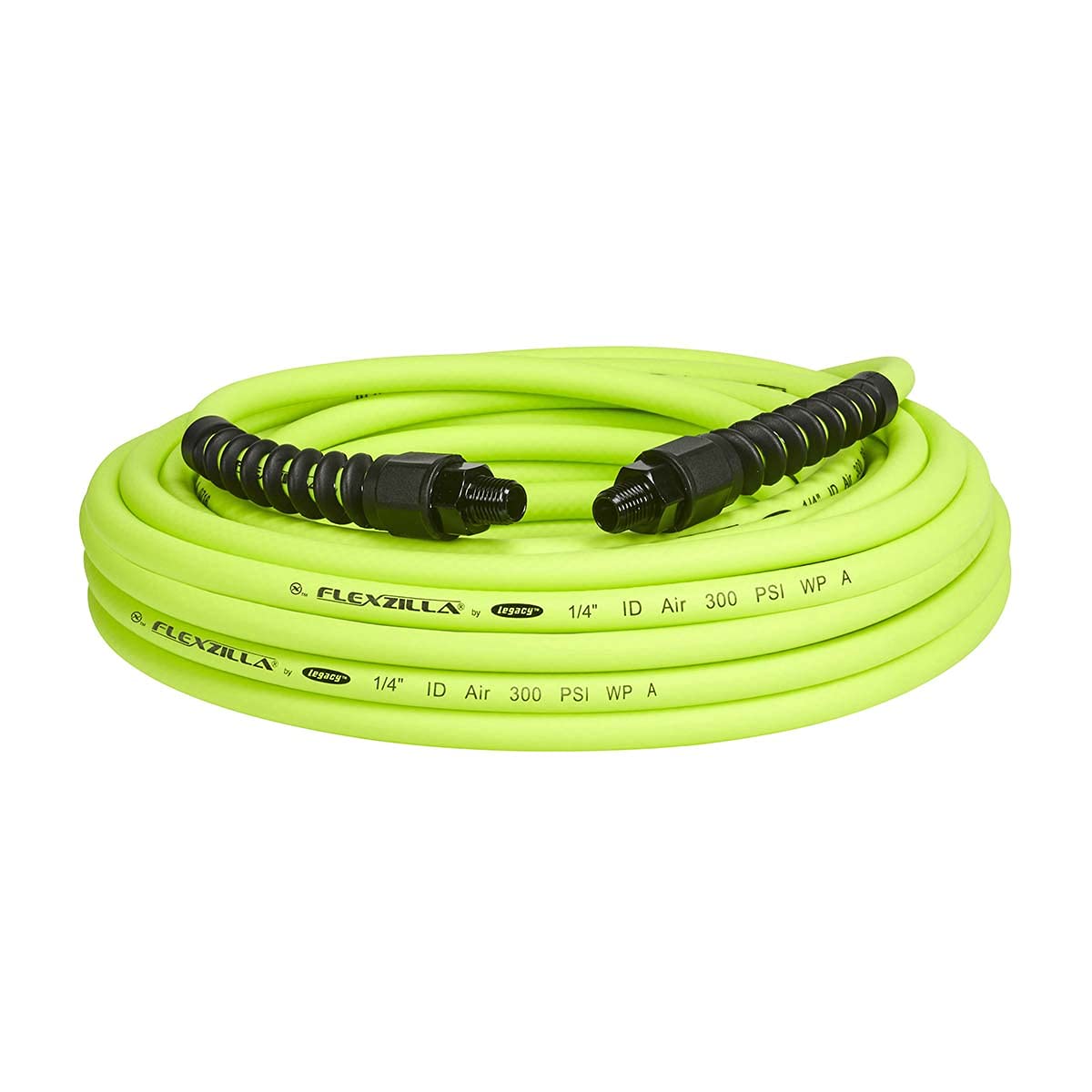 Flexzilla HFZP1450YW2 Pro Air Hose 1/4In X 50Ft 1/4In MNPT Fittings