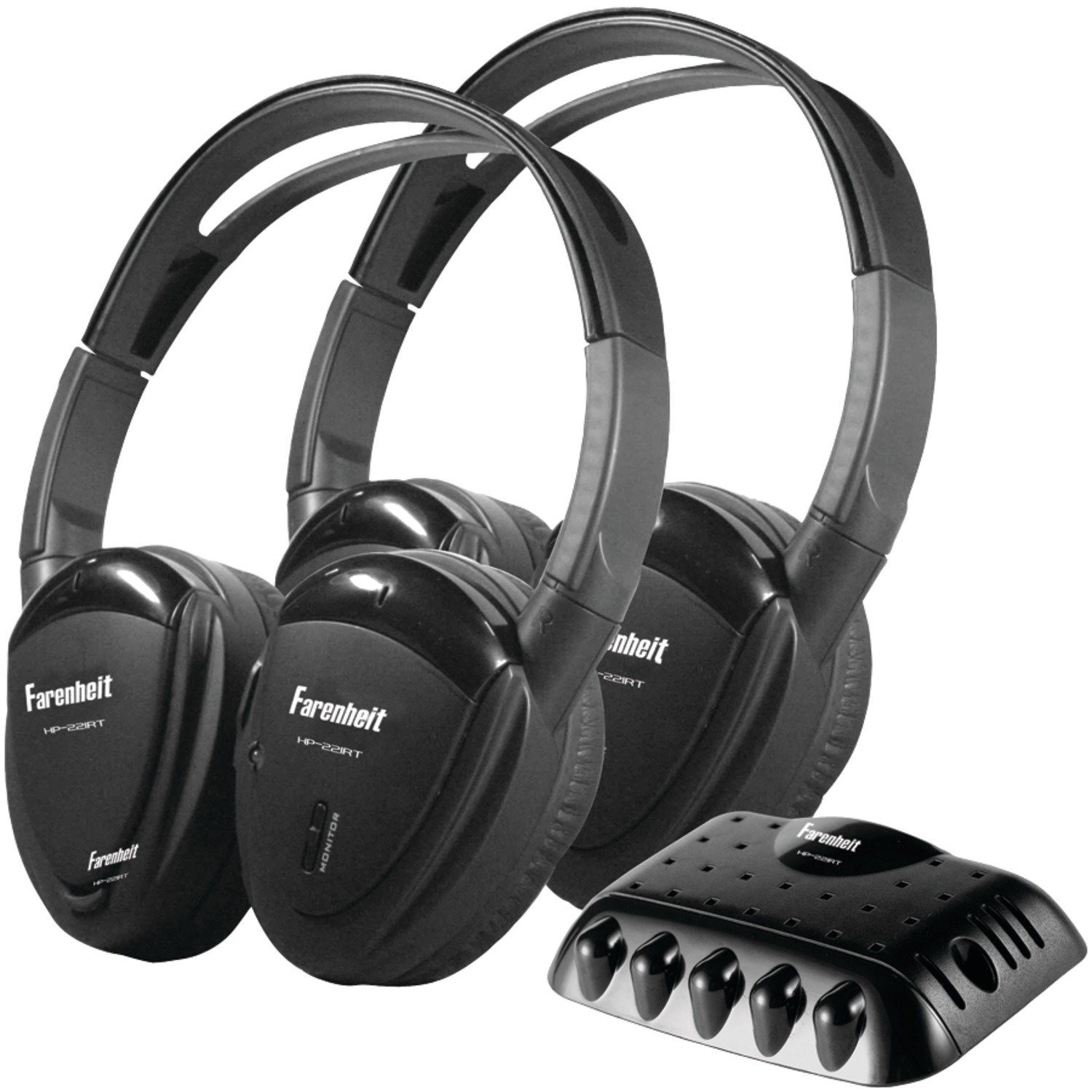Farenheit HP22IRT HEADPHONES SWIVEL EARPAD *PR* 1 CH. IR W/TRANSMITTER
