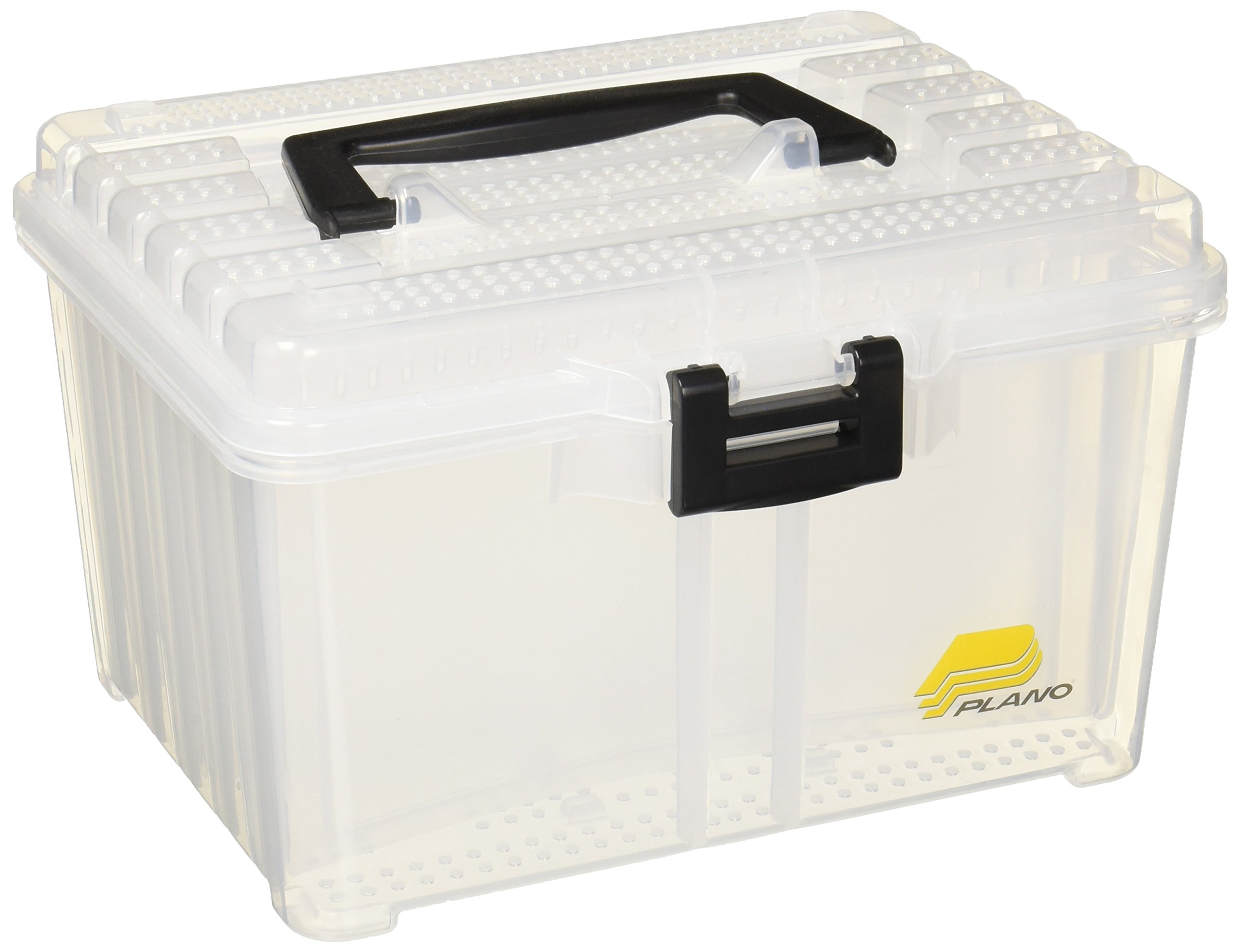 Plano 350500 Hydro-Flo Spinnerbait Box Stowaway w 3 adj. racks  clear