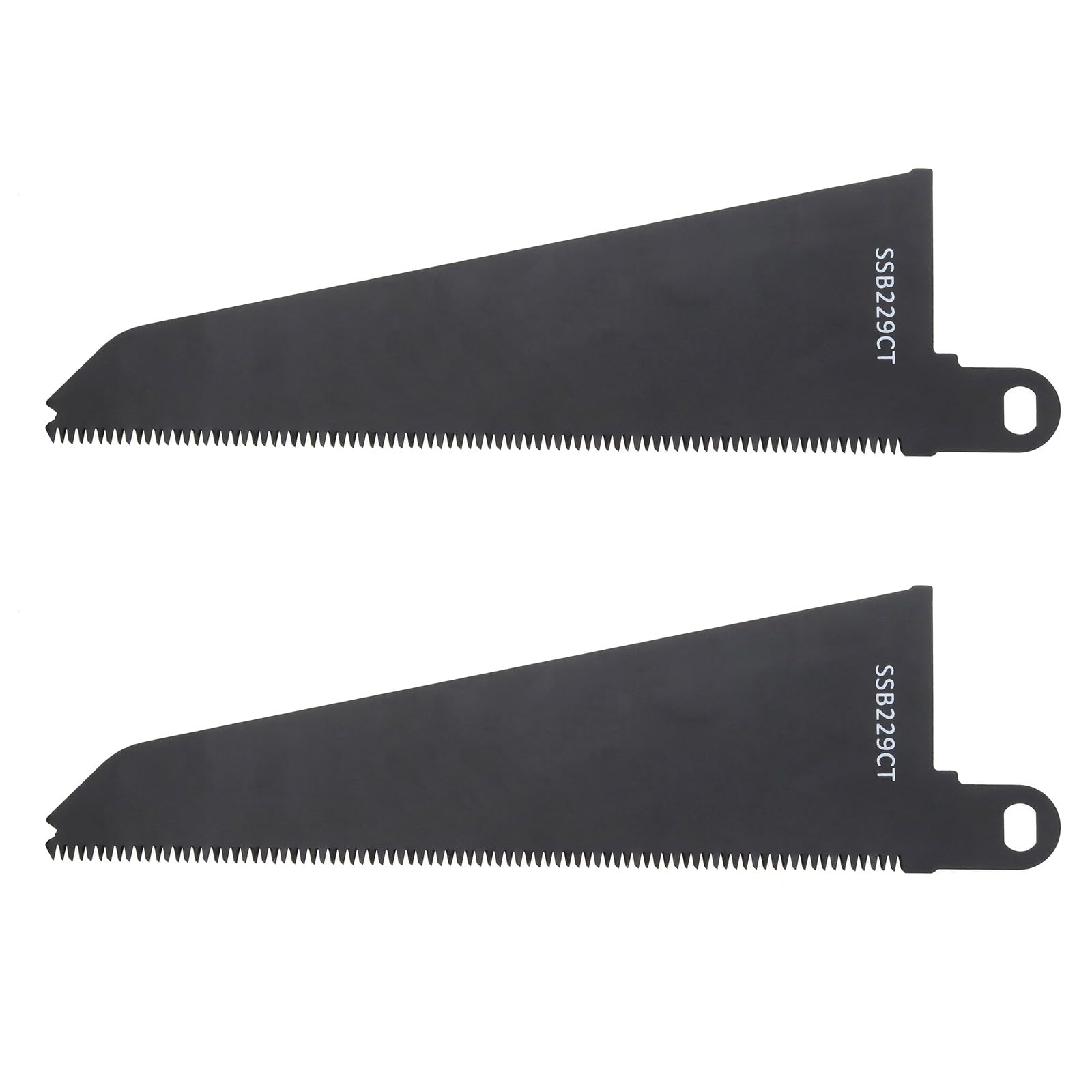 SG Store 2pcs SSB229CT Reciprocating Saw Blades Carbon Steel Saw Blade for Softwood Hardwood Plastic Cutting Compatible with Black and Decker Compatible with Piranha