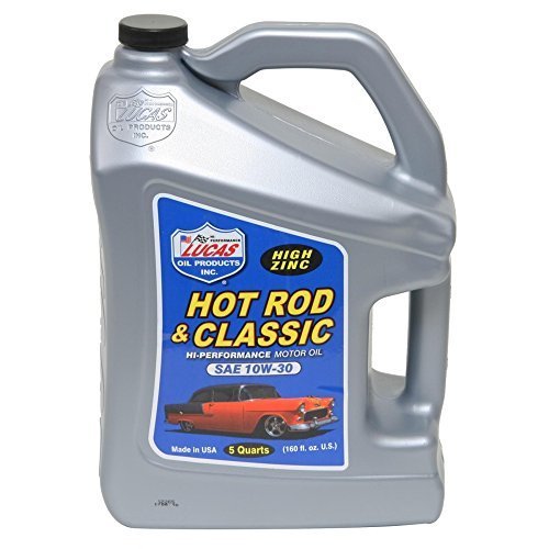 Lucas Oil 10679 Sae 10W-30 Hot Rod Oil 5 Quart
