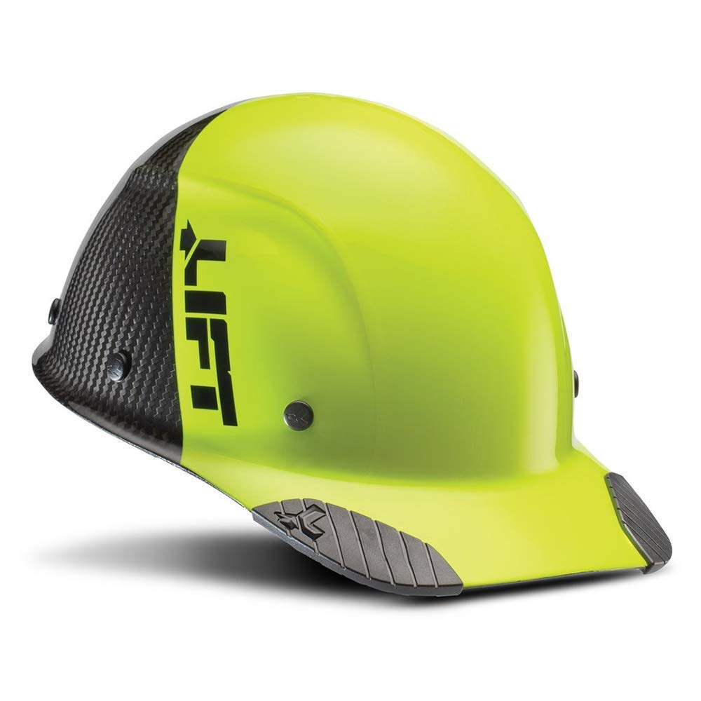 Lift Safety HDC50C19HC Dax Carbon Fiber Cap Brim 50-50 Yellow/Black