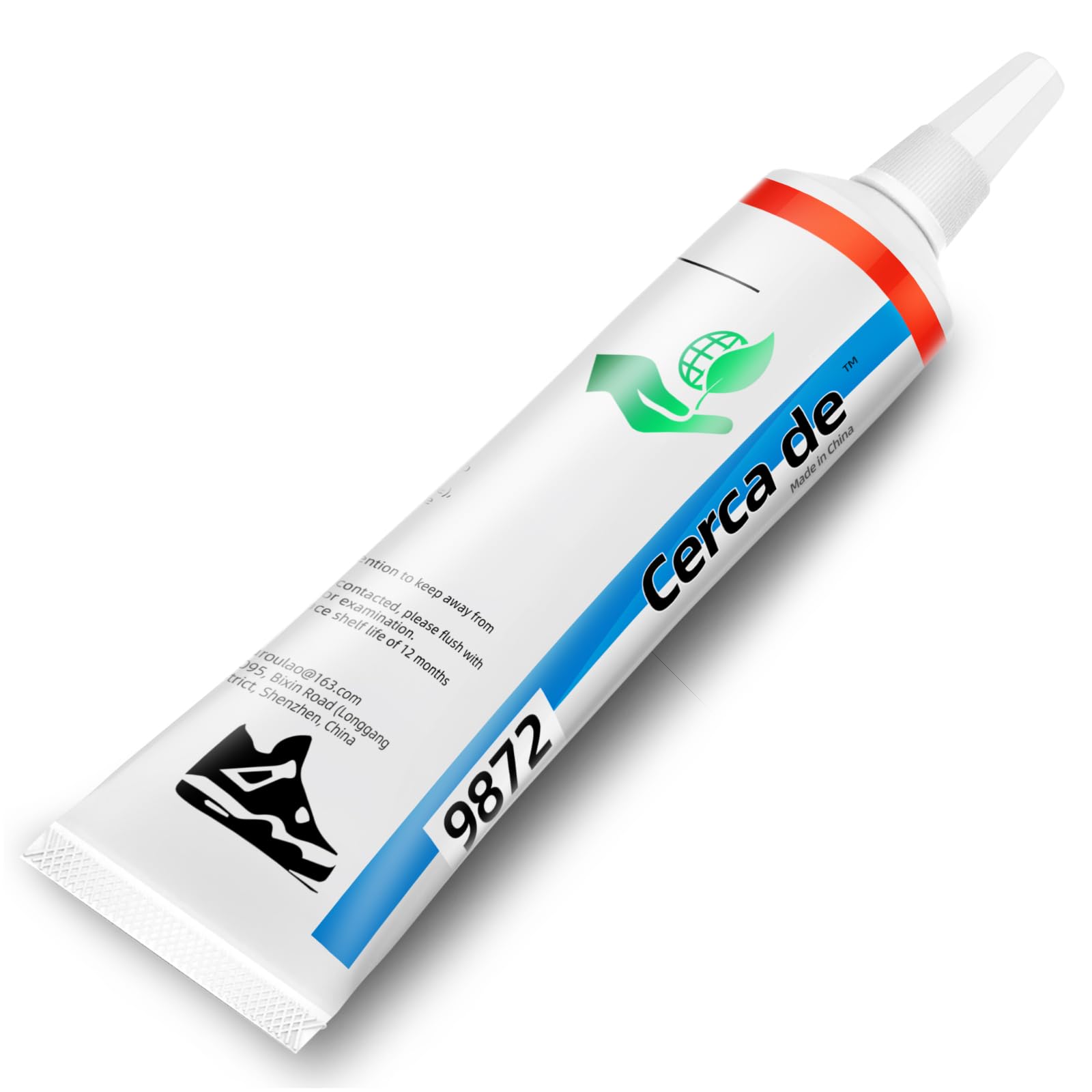 Cerca de Shoe Glue Heavy Duty，Shoe Sole Repair Adhesive，Clear, Waterproof, high Strength, Strong.Shoe Cement for Sneakers, Leather Shoes, Hiking Shoes, Boots, Sandals, 2oz.