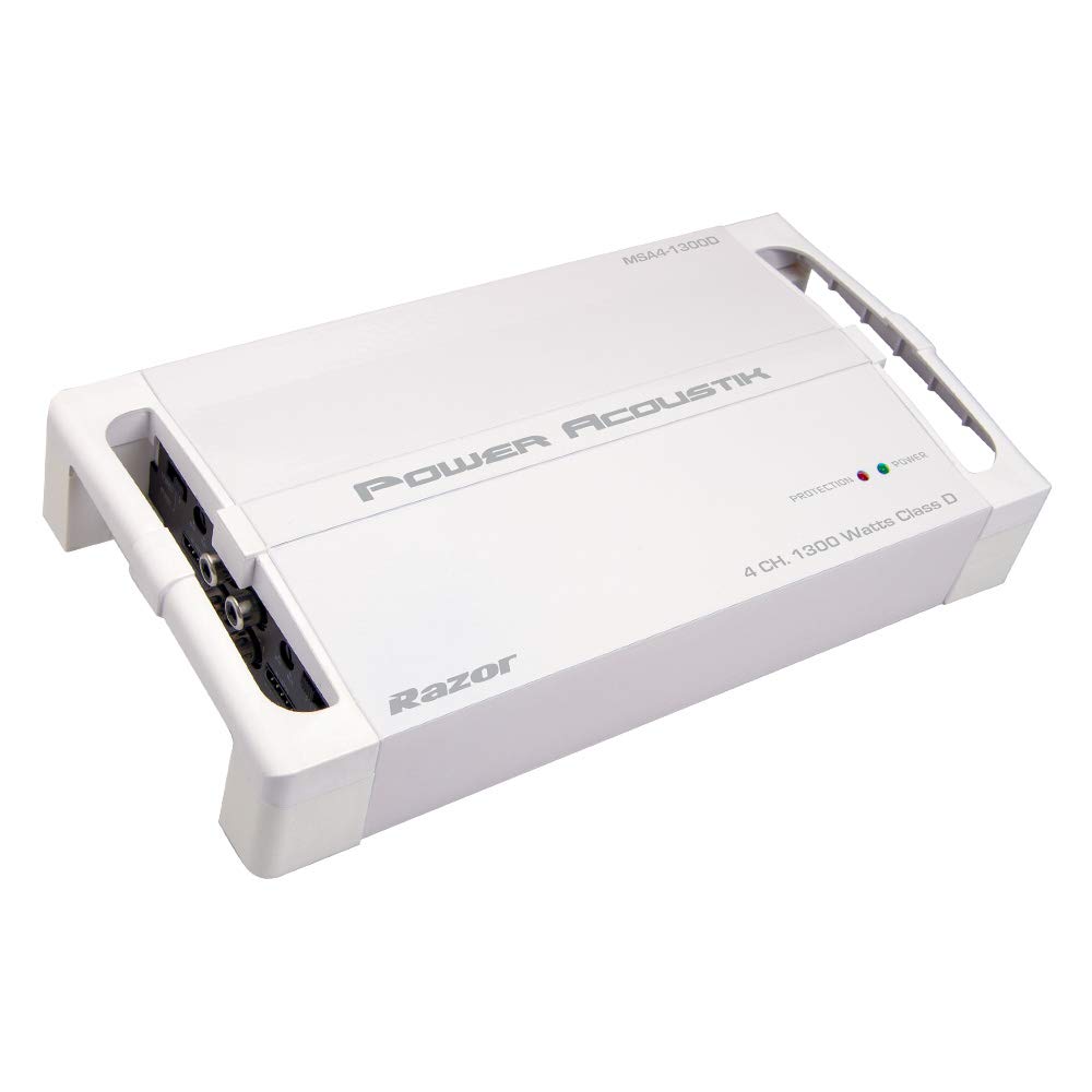 Power Acoustik MSA41300D Marine 4 Channel Amp 1300 Watt D - Class