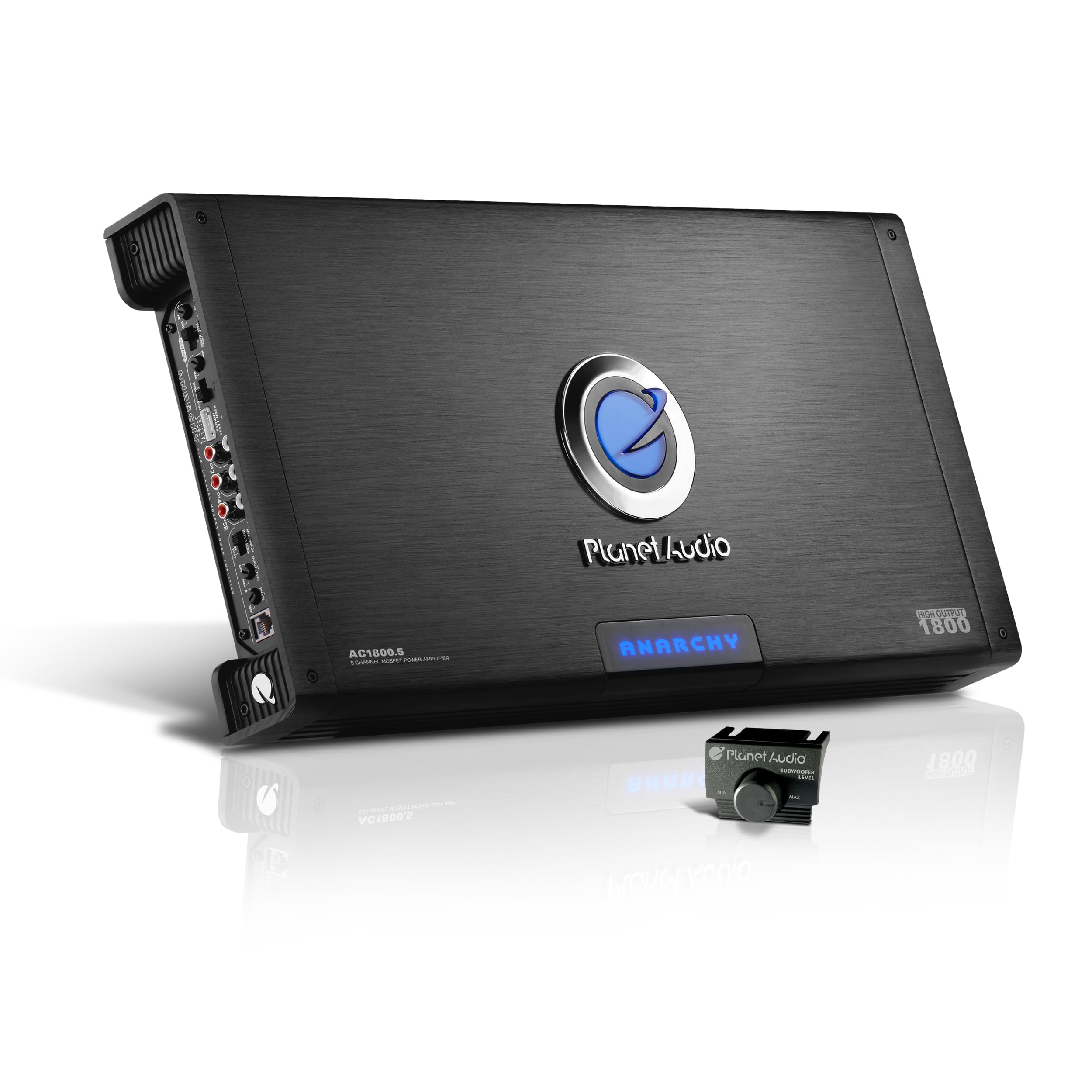 Planet Audio AC18005 5 Channel Amplifier, 1800W MAX