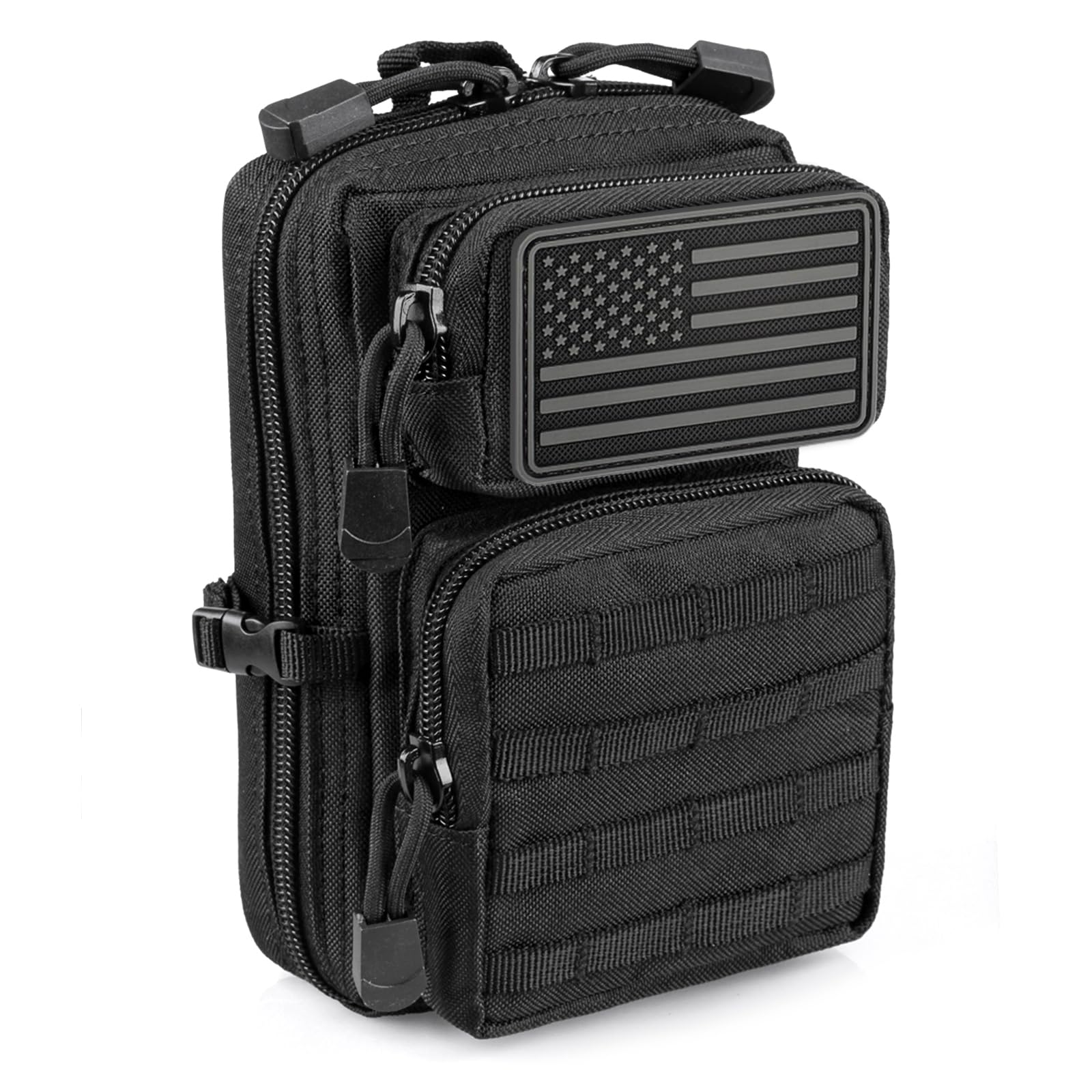 LIVANS Tactical Molle Utility Pouch, EDC Tool Pouch, Small Admin Pouch