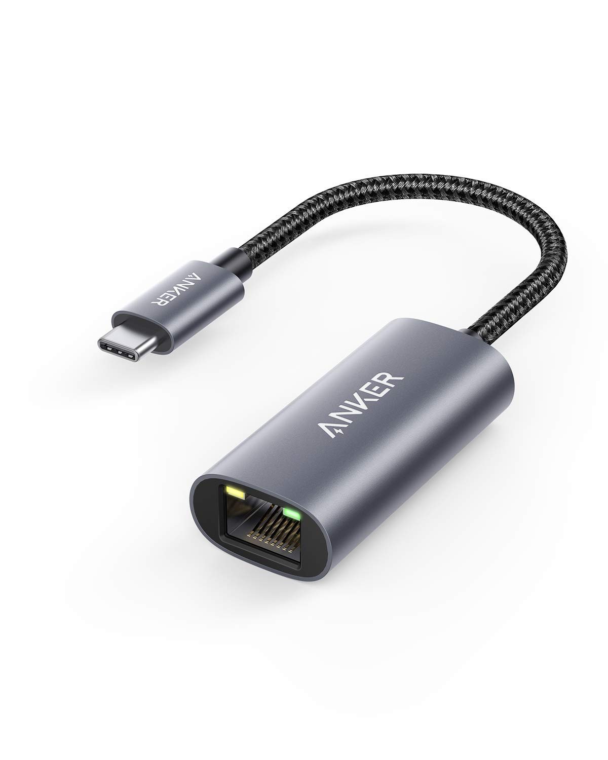 Anker USB C to Ethernet Adapter, Portable 1 Gbps Network Hub