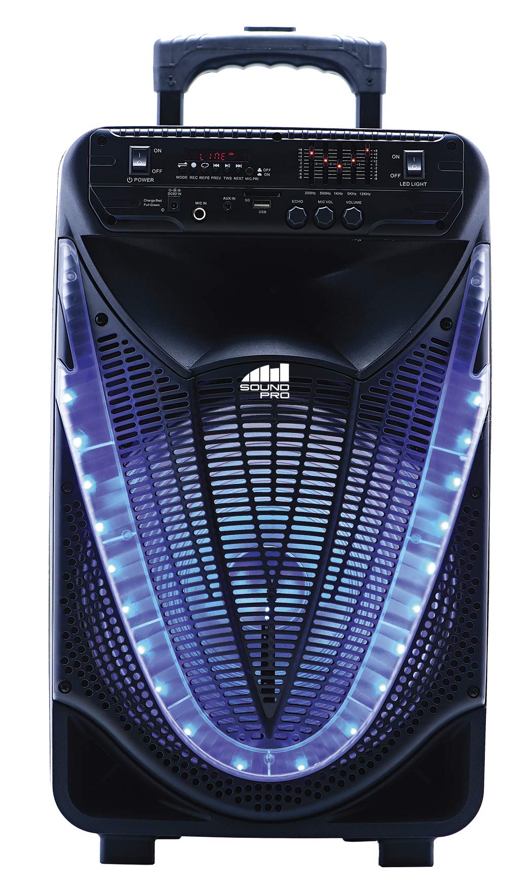Naxa NDS-1233 Portable 12" Bluetooth Party Speaker w/Disco Light