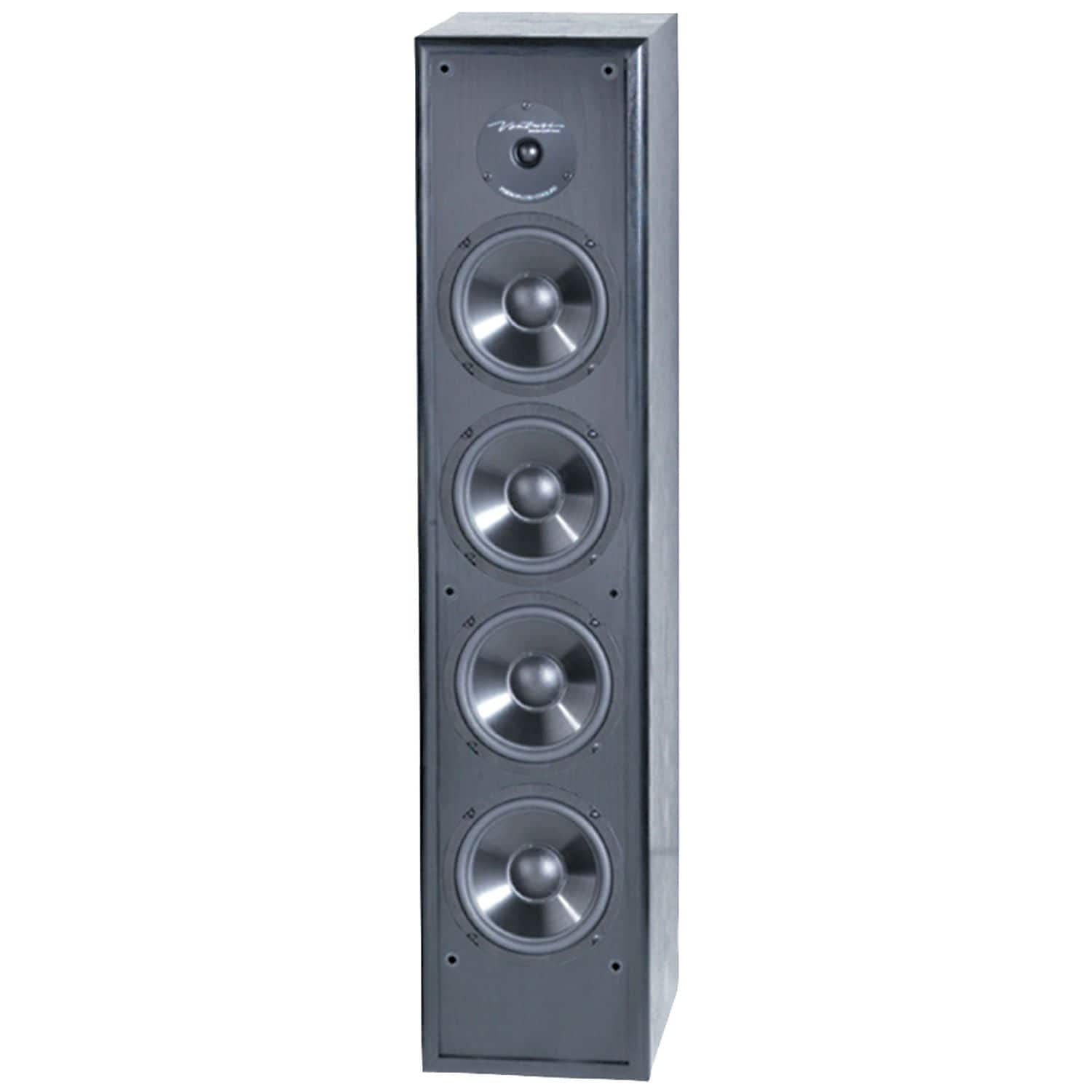 BIC AMERICA BICDV64 Slim Tower Speaker for Home Theater & Music (200W, 6.5")