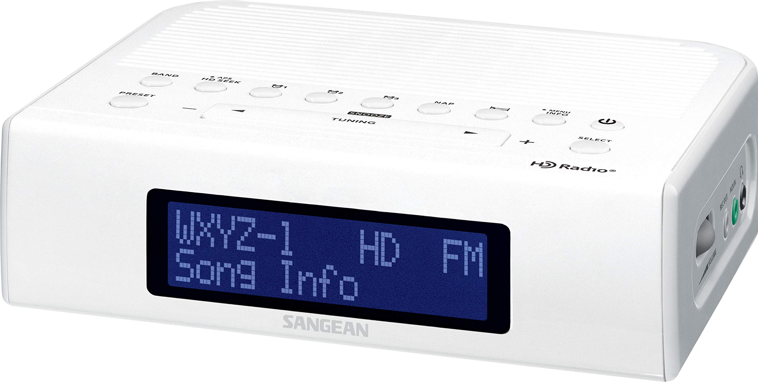 SANGEAN SNGHDR15 HDR-15 AM/FM HD Radio Clock Radio
