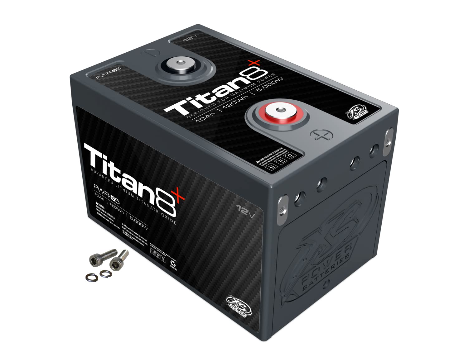 XS Power PWRS5 Titan 8 12 Volt Lithium Titanate Battery 5000 Watts / 10Ah