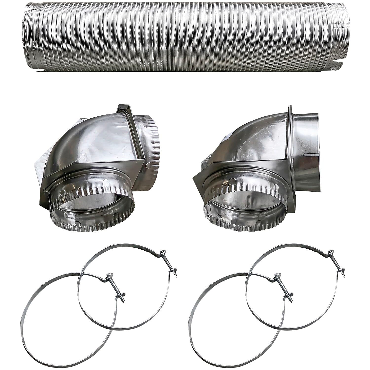 BUILDER'S BEST 110050 Close Elbow Dryer Vent Kit