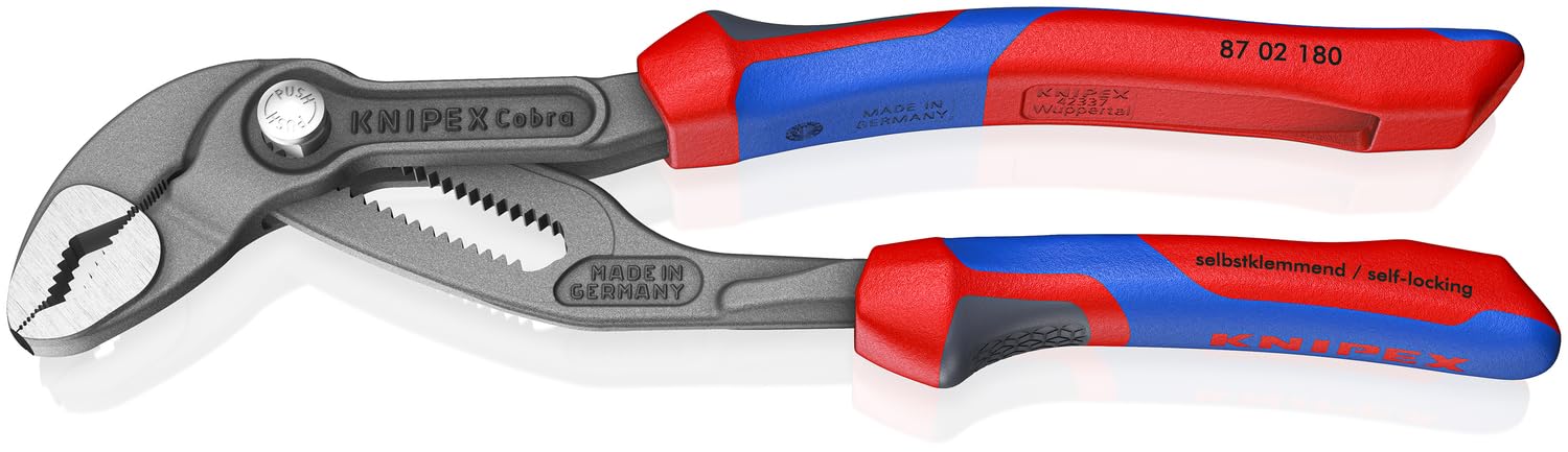 Knipex 8702180 7-/14-Inch Cobra Pliers - Comfort Grip