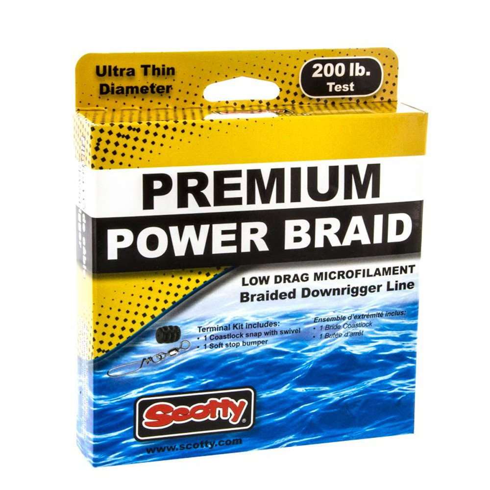 Scotty 2700K Power Braid Downrigger Line, 200 Spool, 200lb. Test
