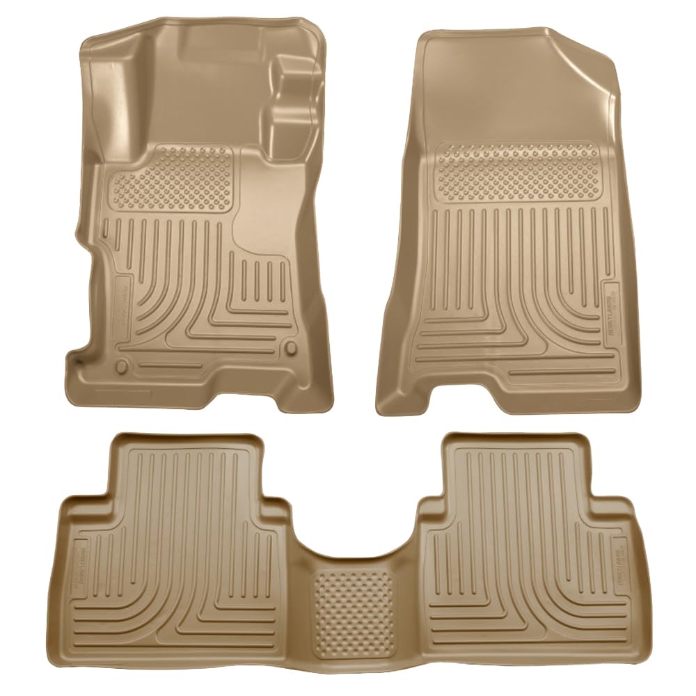Husky 98403 Front/2nd Seat Floor For 08-12 Accord 4 Door Tan