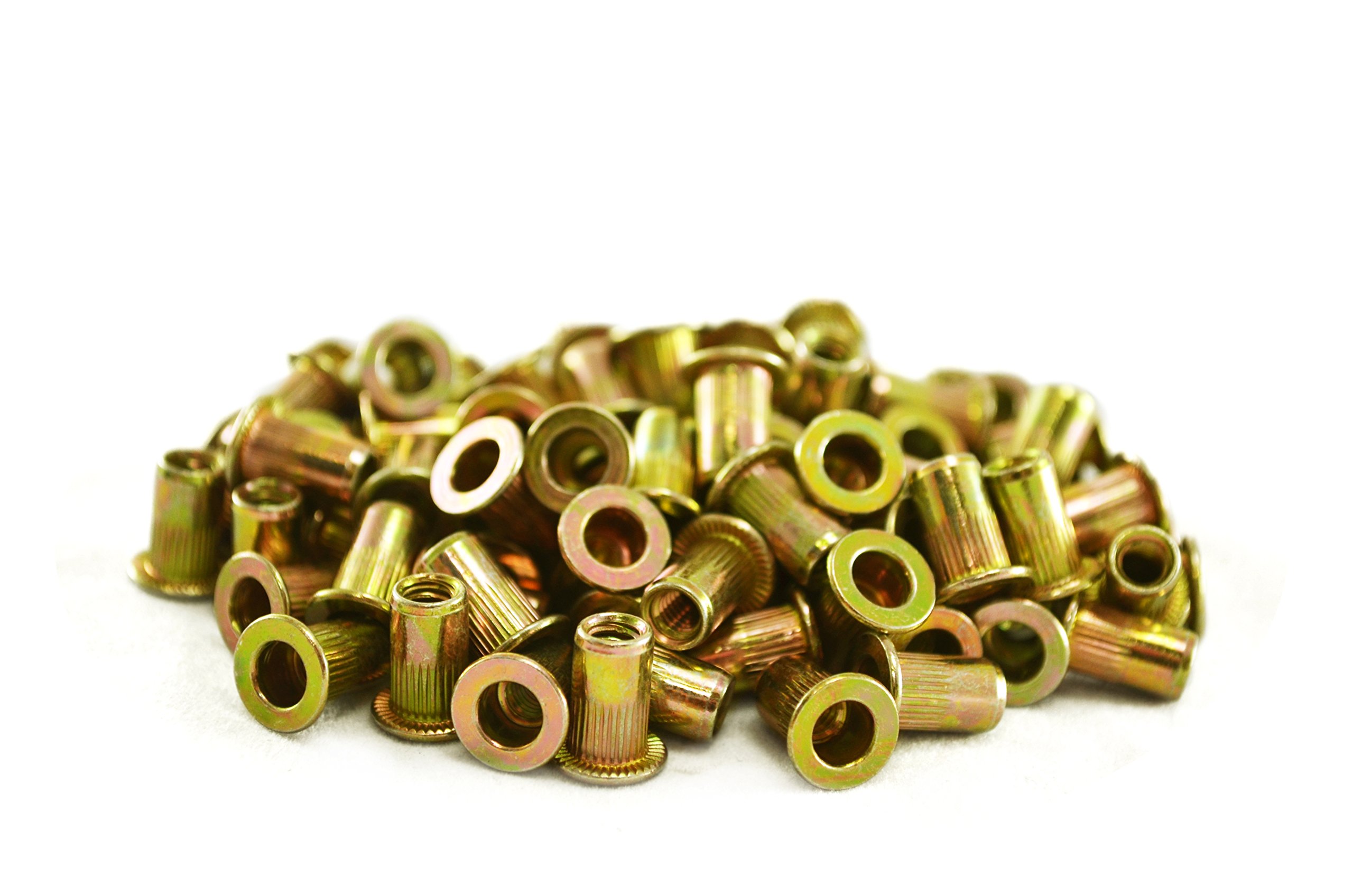 Astro Pneumatic Tool RN4M 100-Piece M4 4mm Steel Rivet Nuts