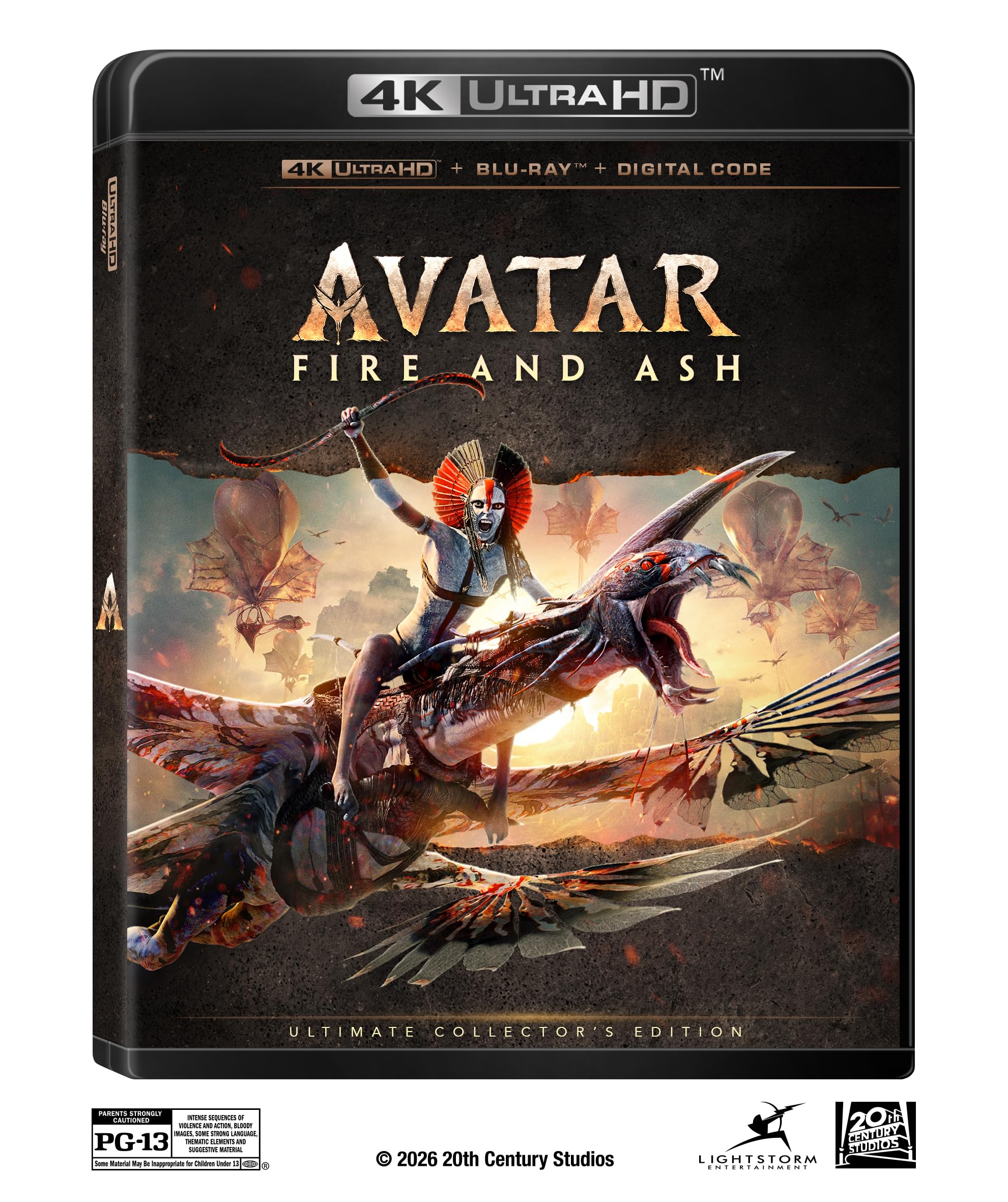 Avatar: Fire and Ash - 4K + Blu-ray + Digital