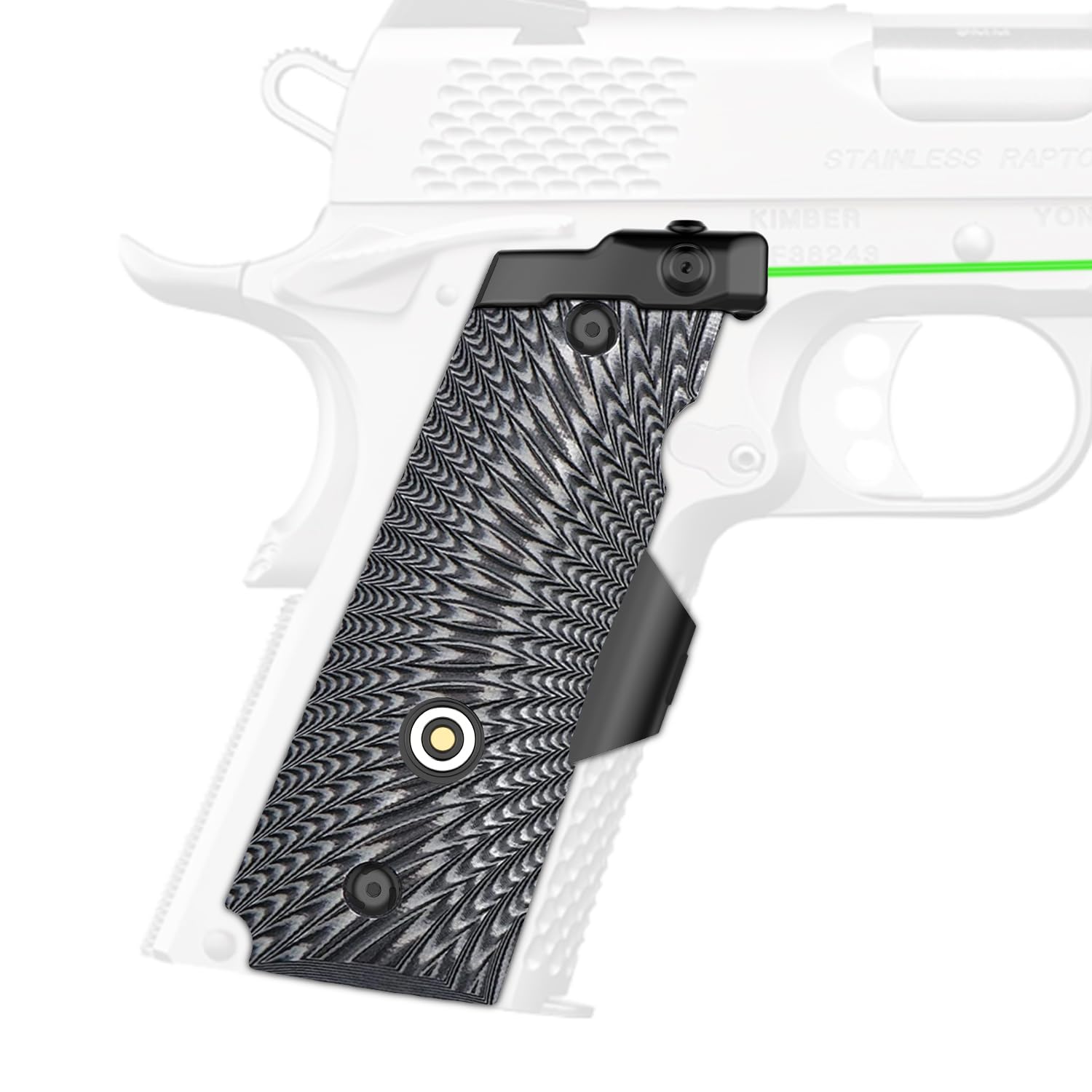 DARKFANG 1911 Laser Grip Full Size with Ambi Safety Cut